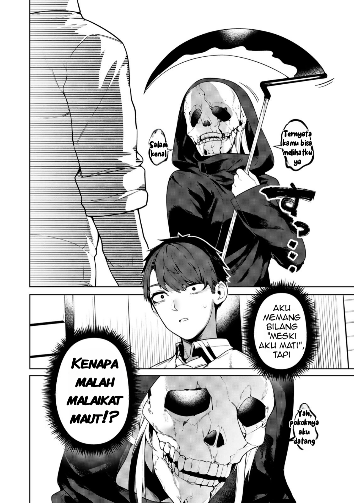 Hakiri-san wa Kimi dake no Shinigami ni Naritai Chapter 1 - halaman 3