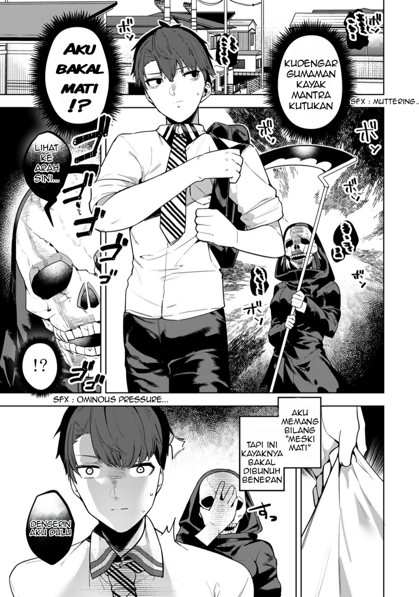 Hakiri-san wa Kimi dake no Shinigami ni Naritai Chapter 1 - halaman 4