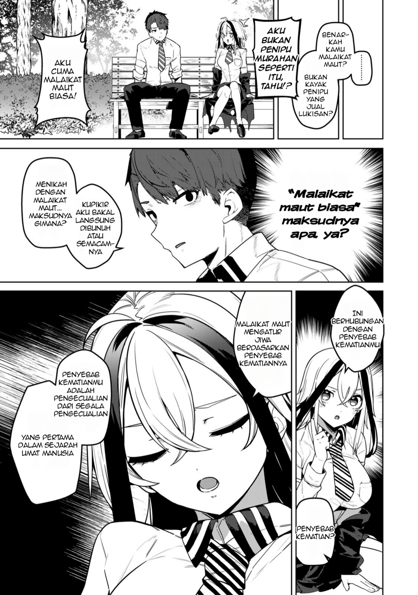 Hakiri-san wa Kimi dake no Shinigami ni Naritai Chapter 1 - halaman 6