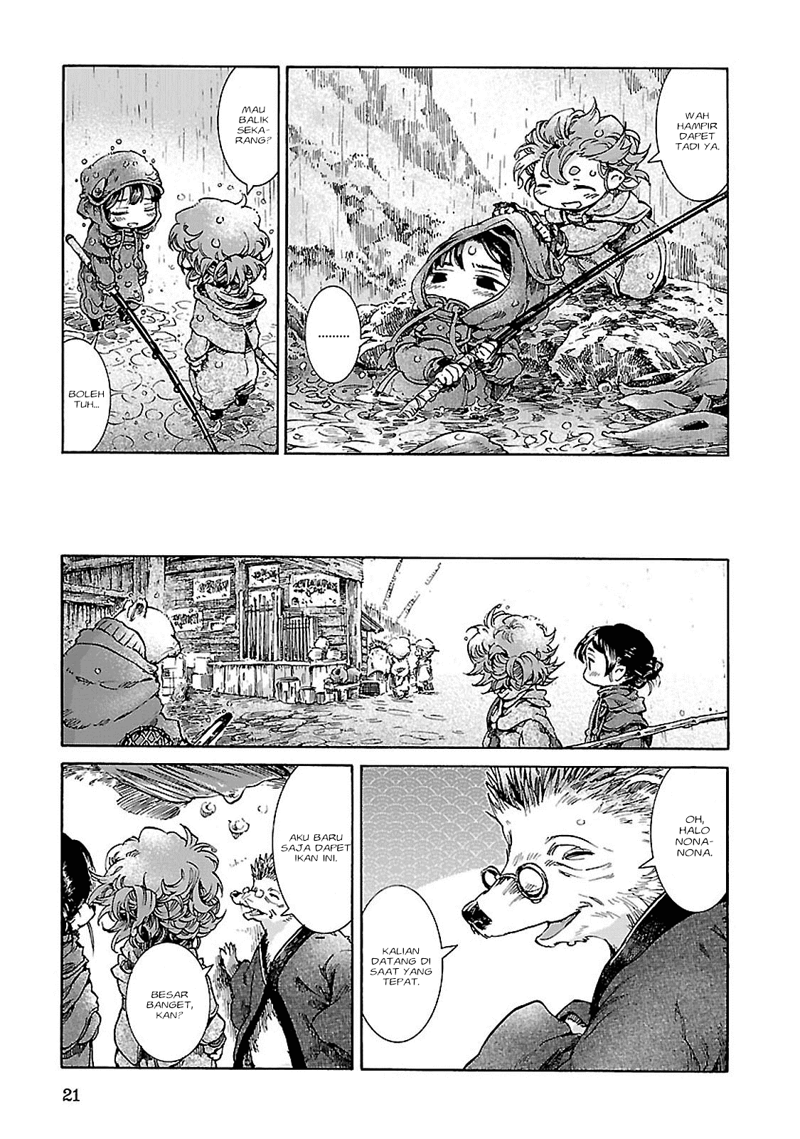 Hakumei to Mikochi Chapter 27 - halaman 21