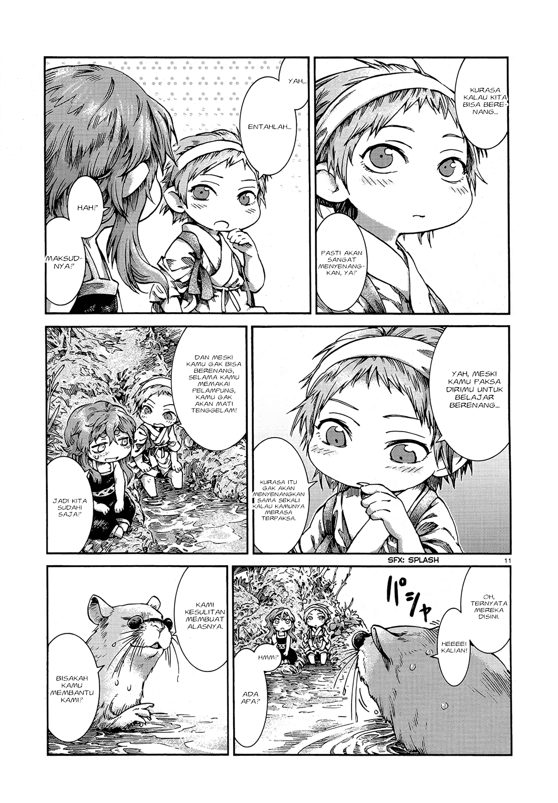 Hakumei to Mikochi Chapter 40 - halaman 13