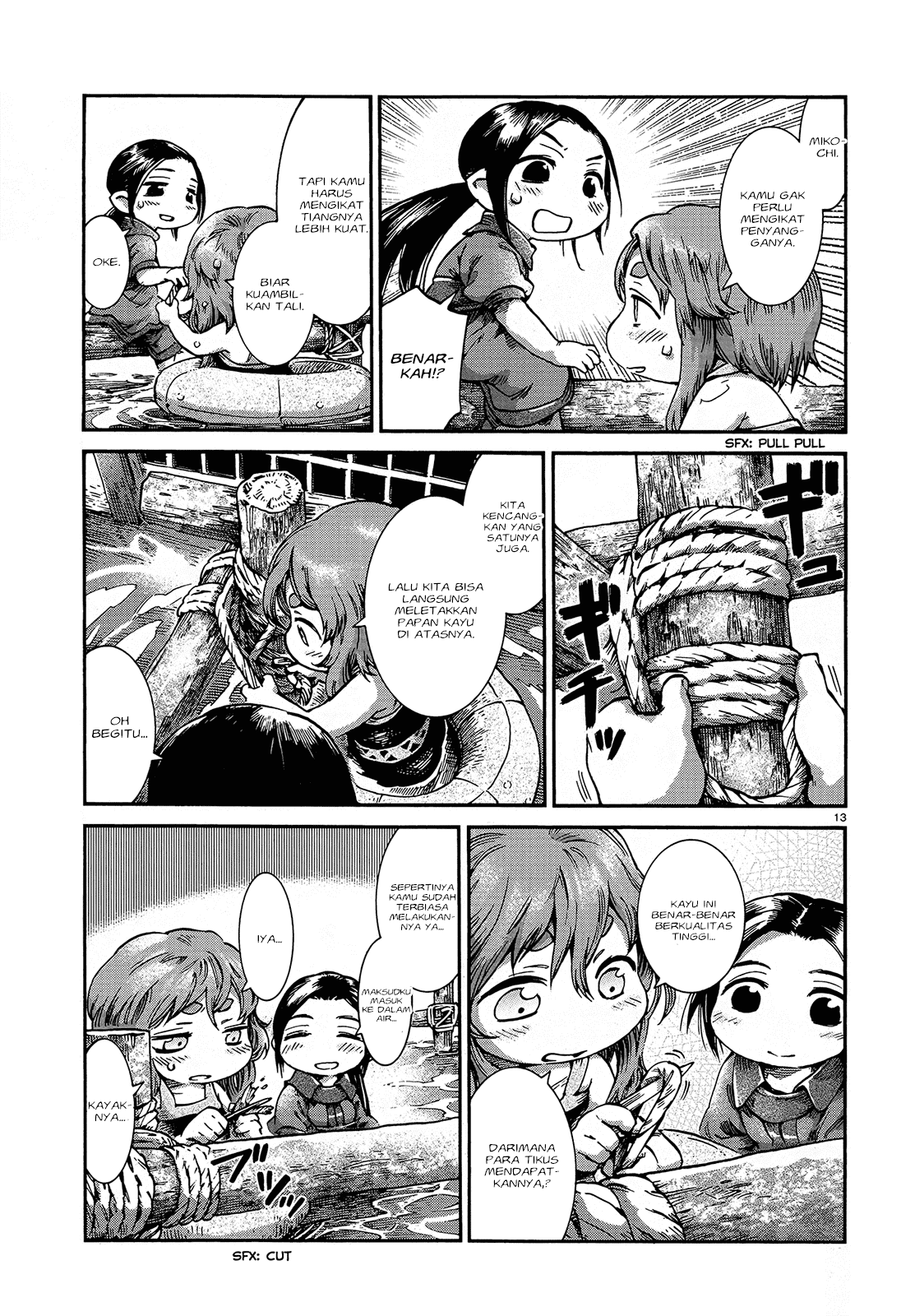 Hakumei to Mikochi Chapter 40 - halaman 15
