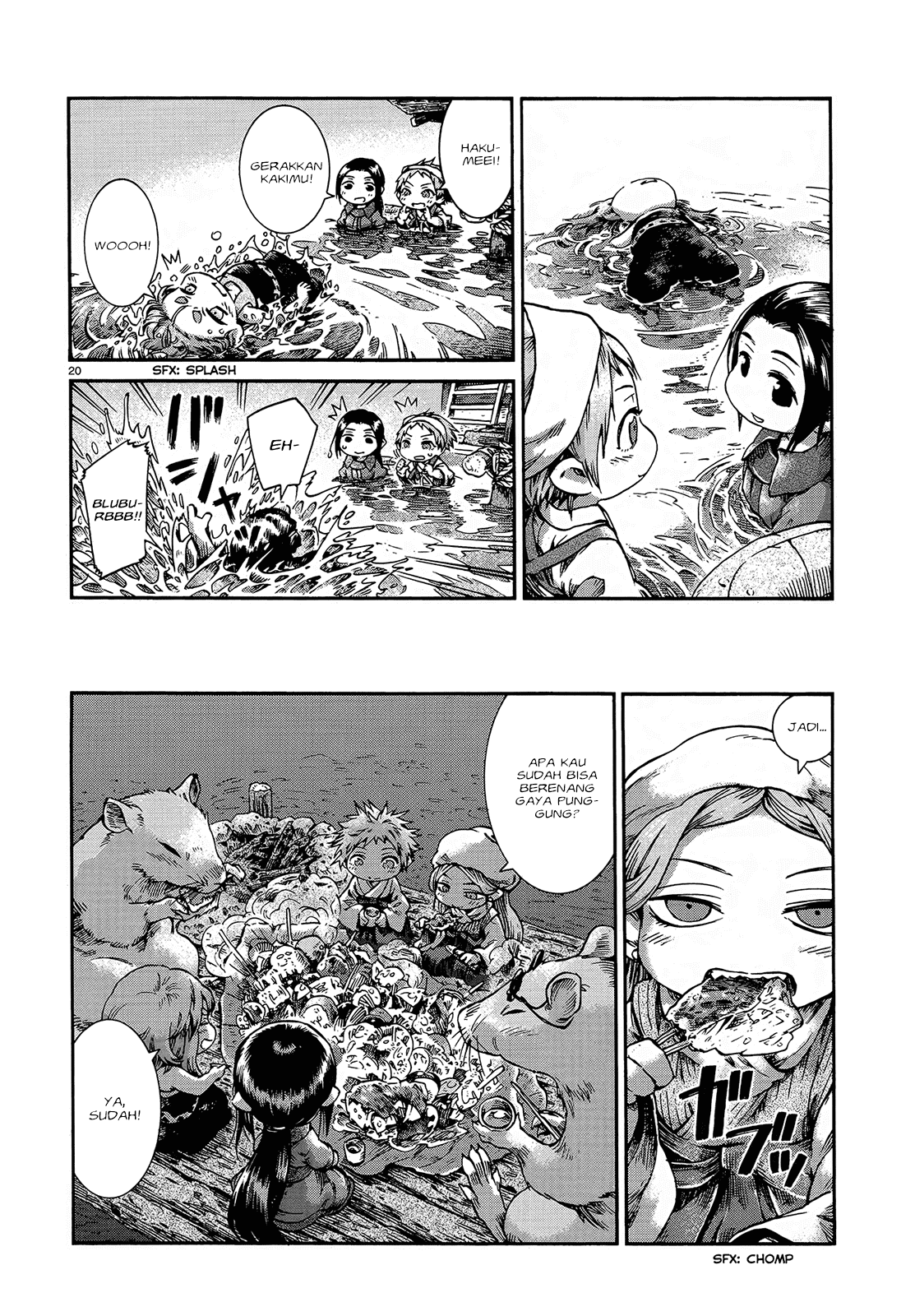 Hakumei to Mikochi Chapter 40 - halaman 22
