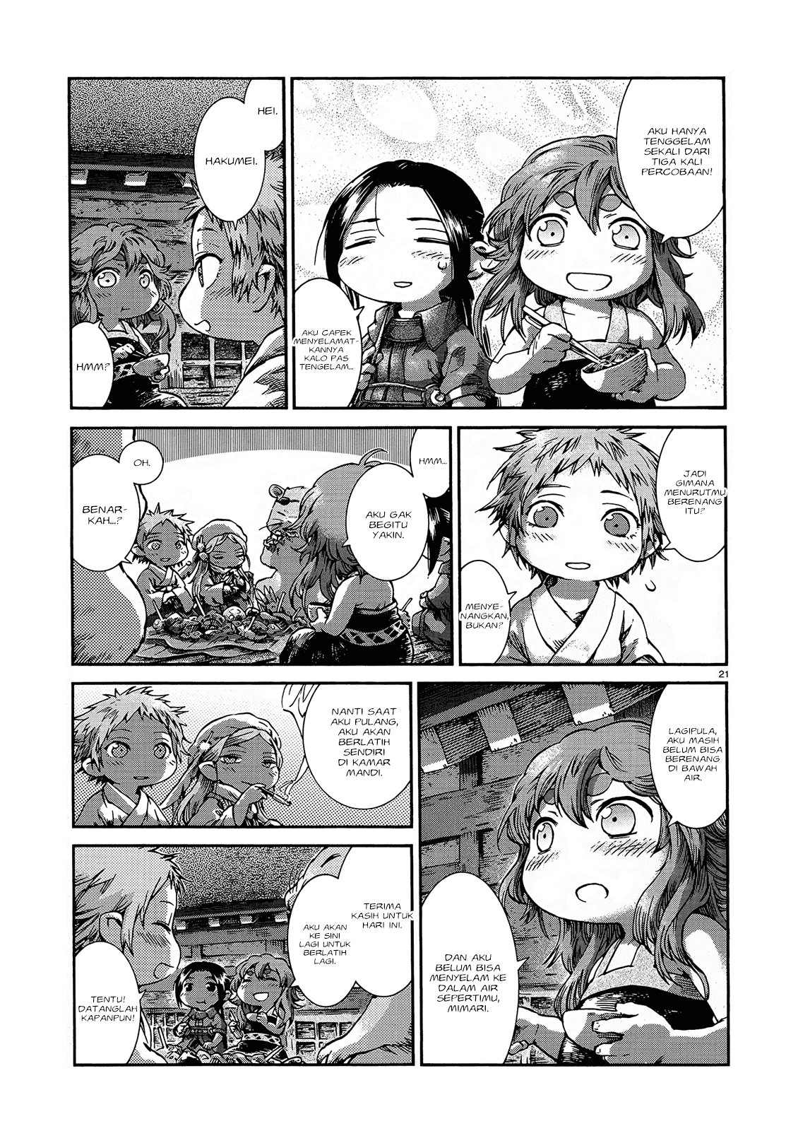 Hakumei to Mikochi Chapter 40 - halaman 23
