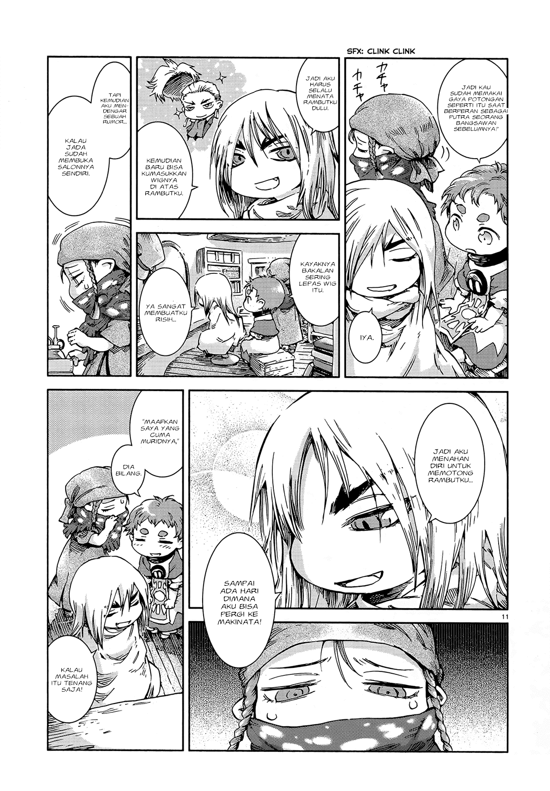 Hakumei to Mikochi Chapter 41 - halaman 13