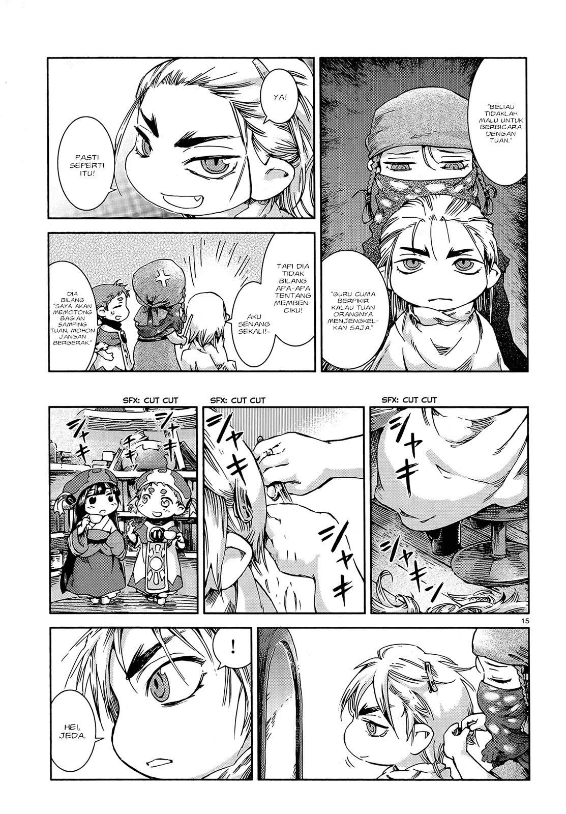 Hakumei to Mikochi Chapter 41 - halaman 17