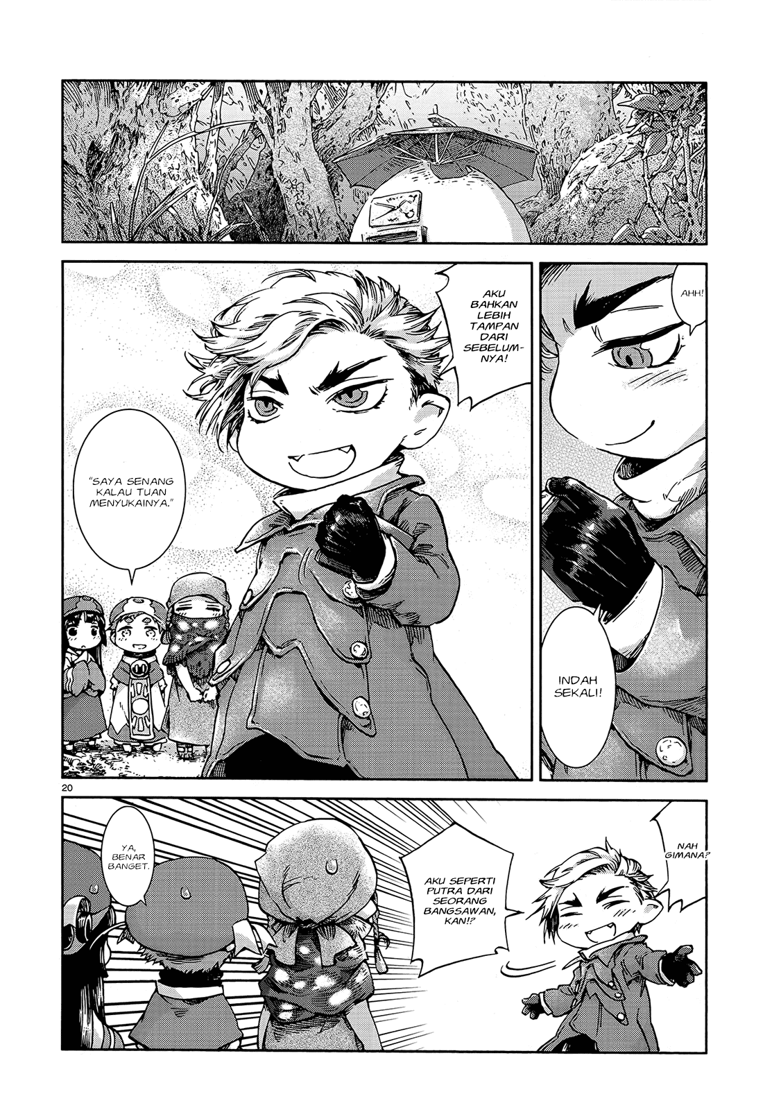 Hakumei to Mikochi Chapter 41 - halaman 22
