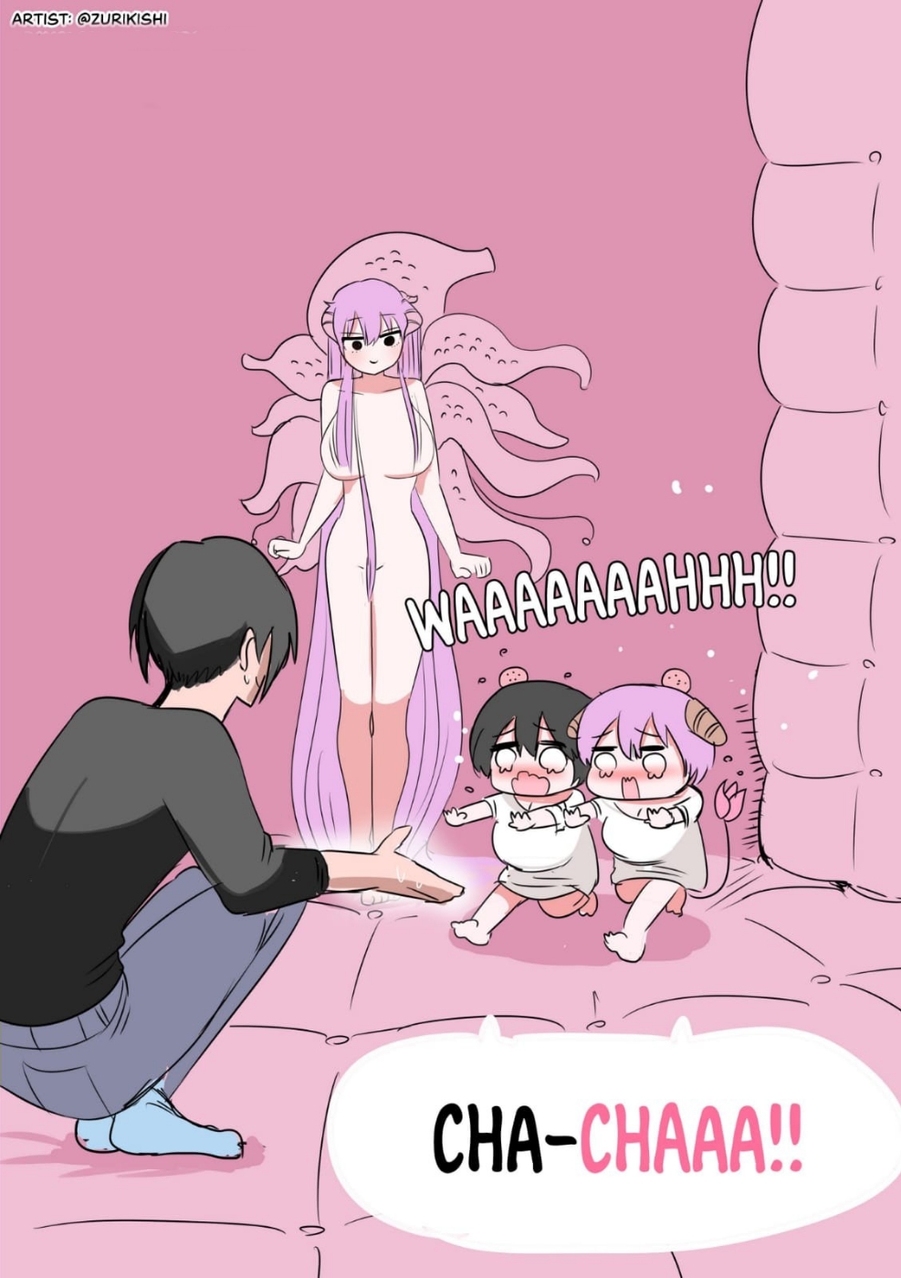 Half Succubus wo Hirotta Chapter 22.5 - halaman 4