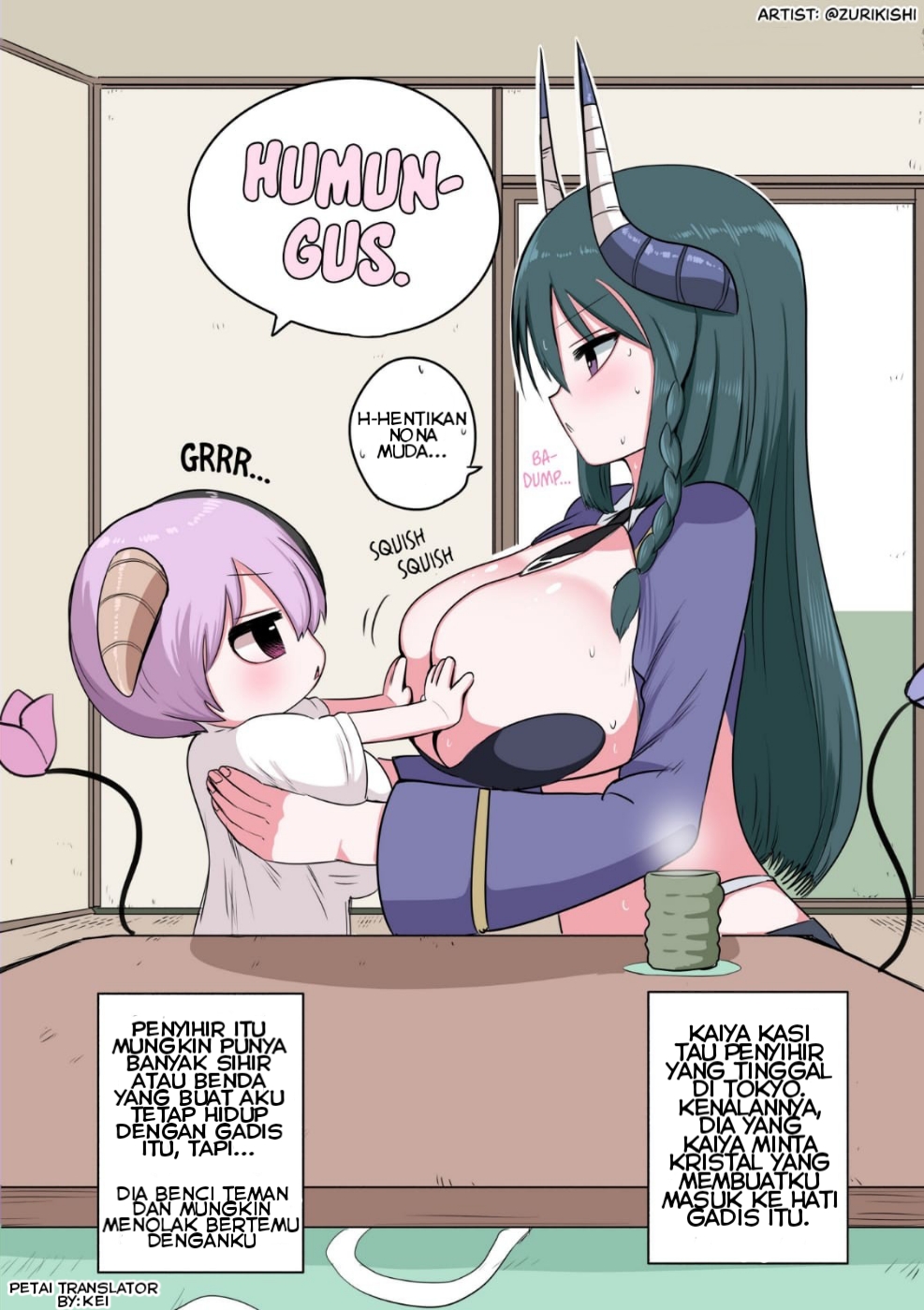 Half Succubus wo Hirotta Chapter 28 - halaman 1