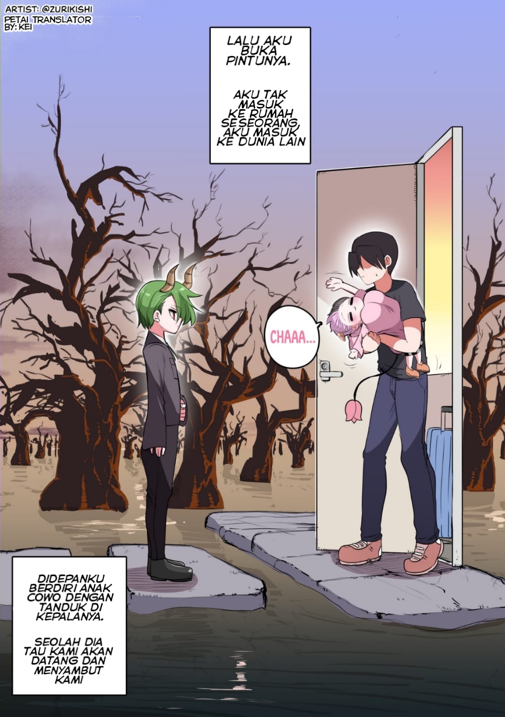 Half Succubus wo Hirotta Chapter 31 - halaman 1