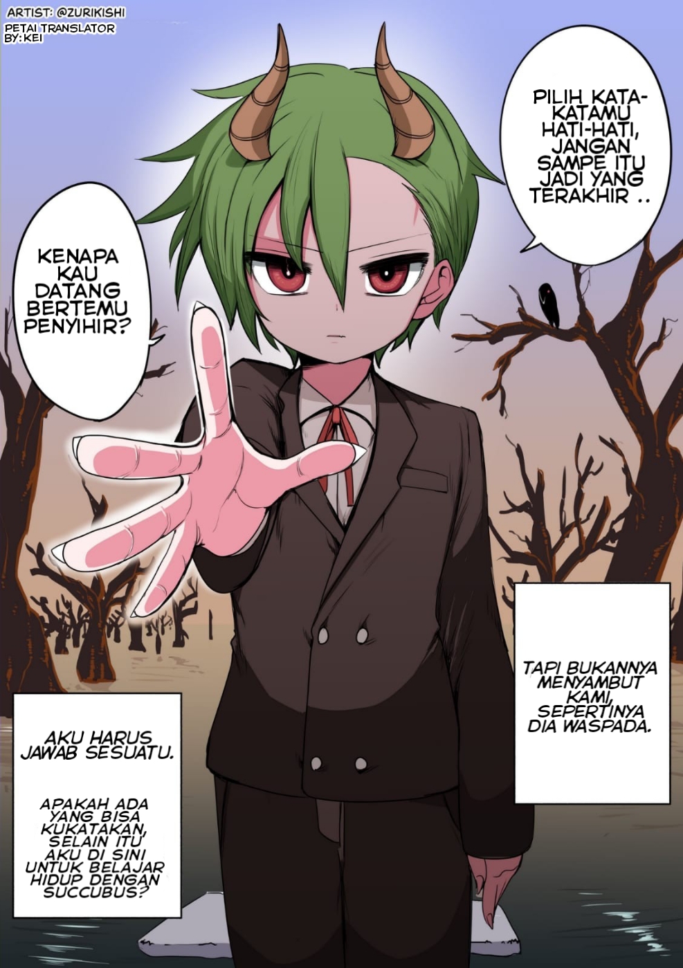 Half Succubus wo Hirotta Chapter 32 - halaman 1