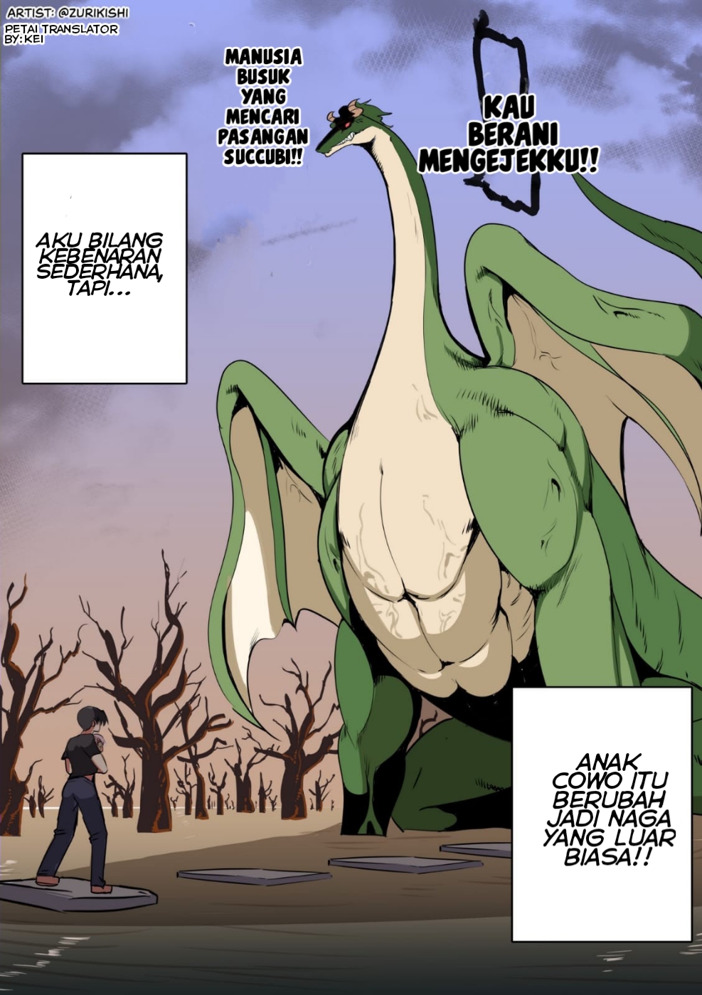 Half Succubus wo Hirotta Chapter 33 - halaman 1
