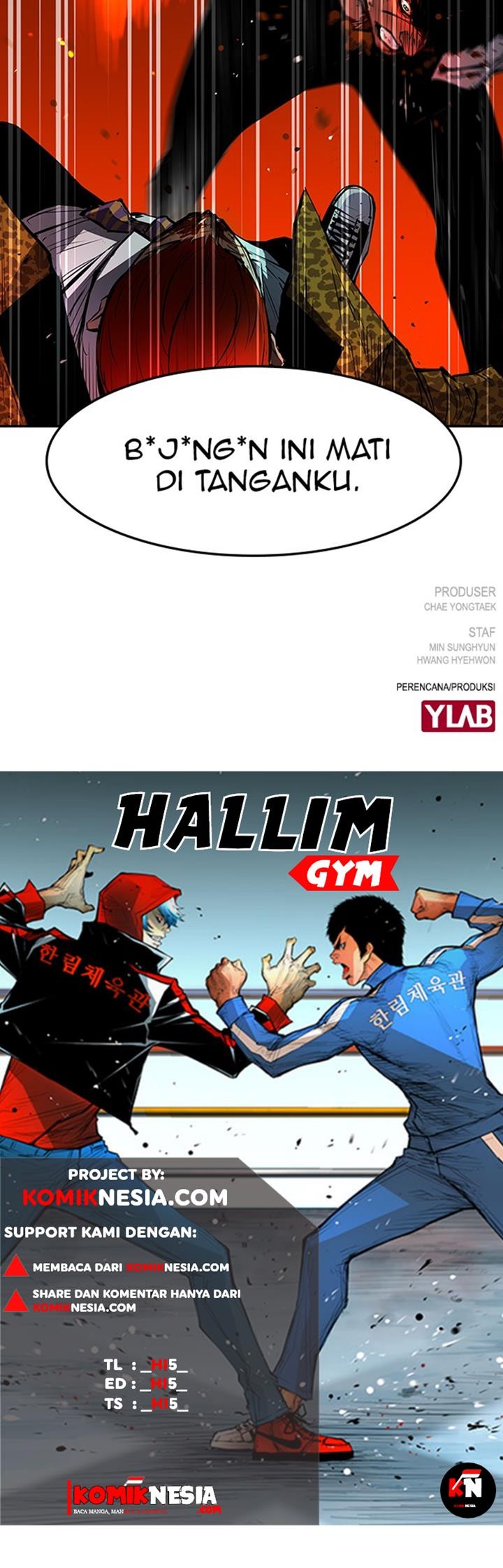 Hallym Gymnasium Chapter 18 - halaman 55
