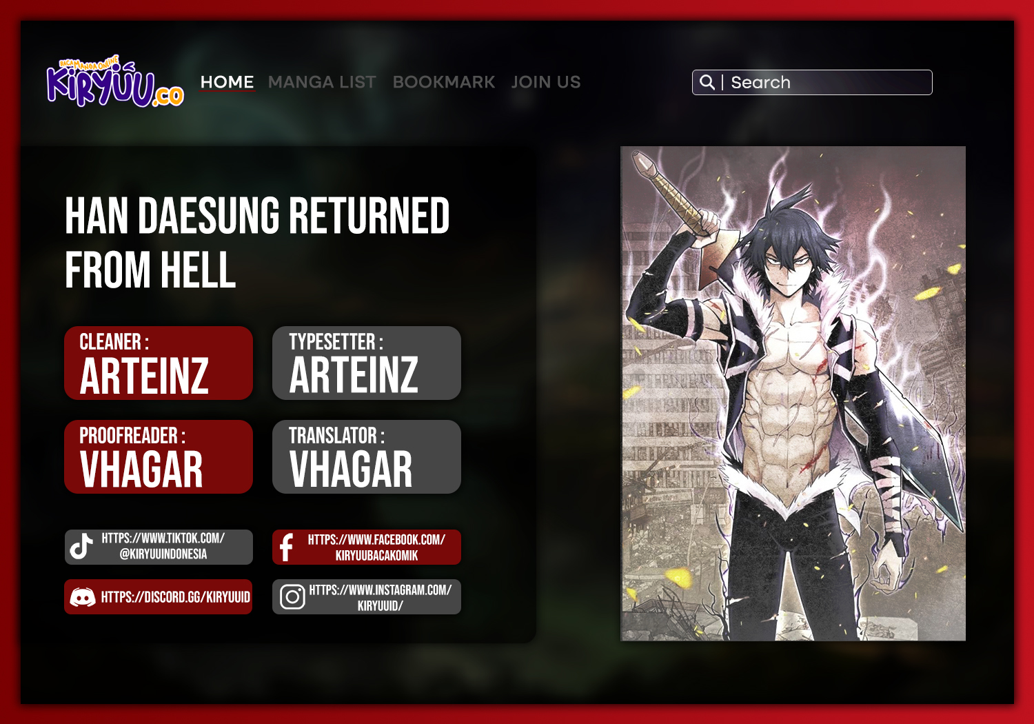 Han Dae Sung Returned From Hell Chapter 96 - halaman 1