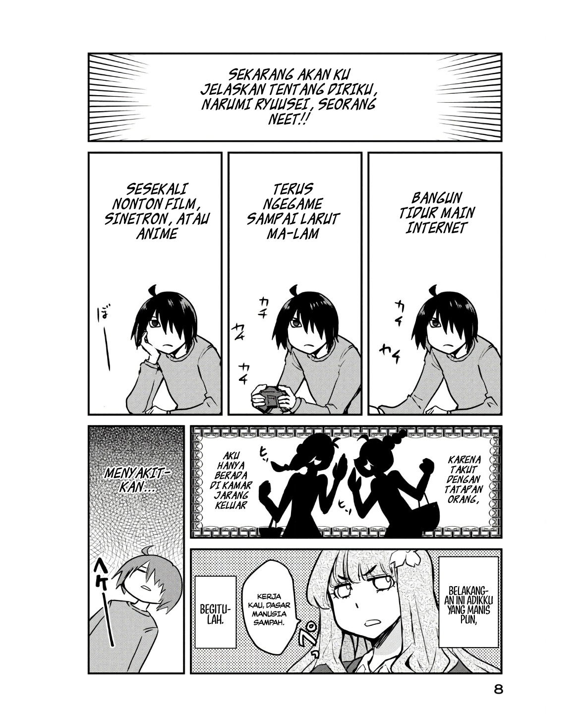 Hanaori-san wa Tensei shitemo Kenka ga Shitai Chapter 1 - halaman 11