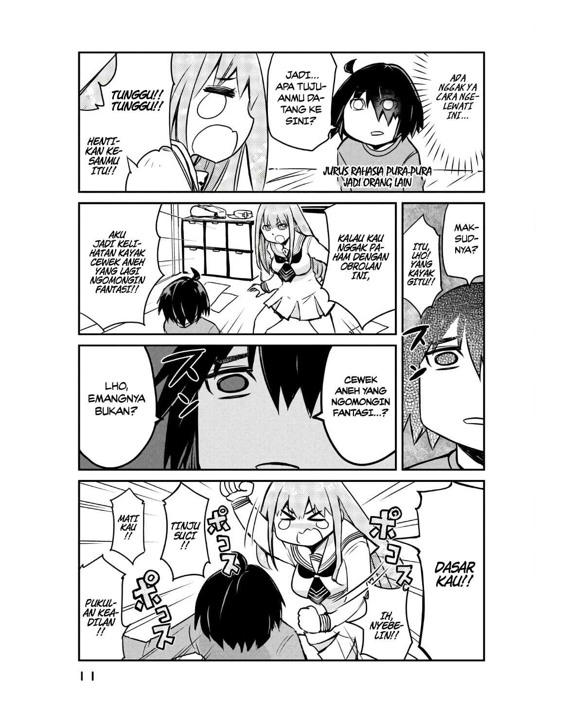 Hanaori-san wa Tensei shitemo Kenka ga Shitai Chapter 1 - halaman 14