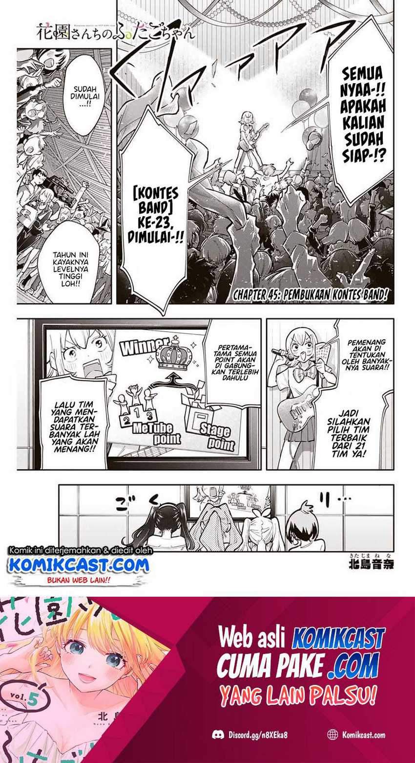 Hanazono Twins Chapter 45 - halaman 2