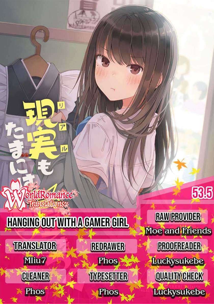 Hanging Out with a Gamer Girl Chapter 53.5 - halaman 1