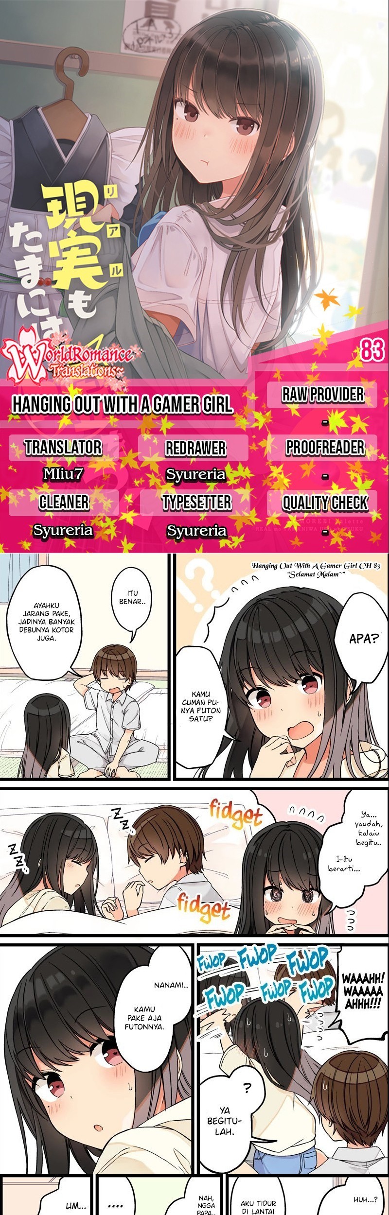 Hanging Out with a Gamer Girl Chapter 83 - halaman 1