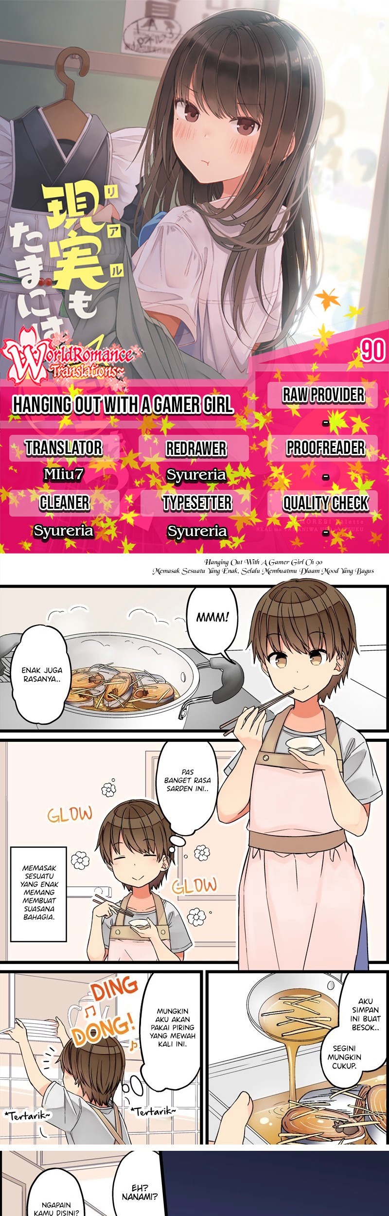 Hanging Out with a Gamer Girl Chapter 90 - halaman 1