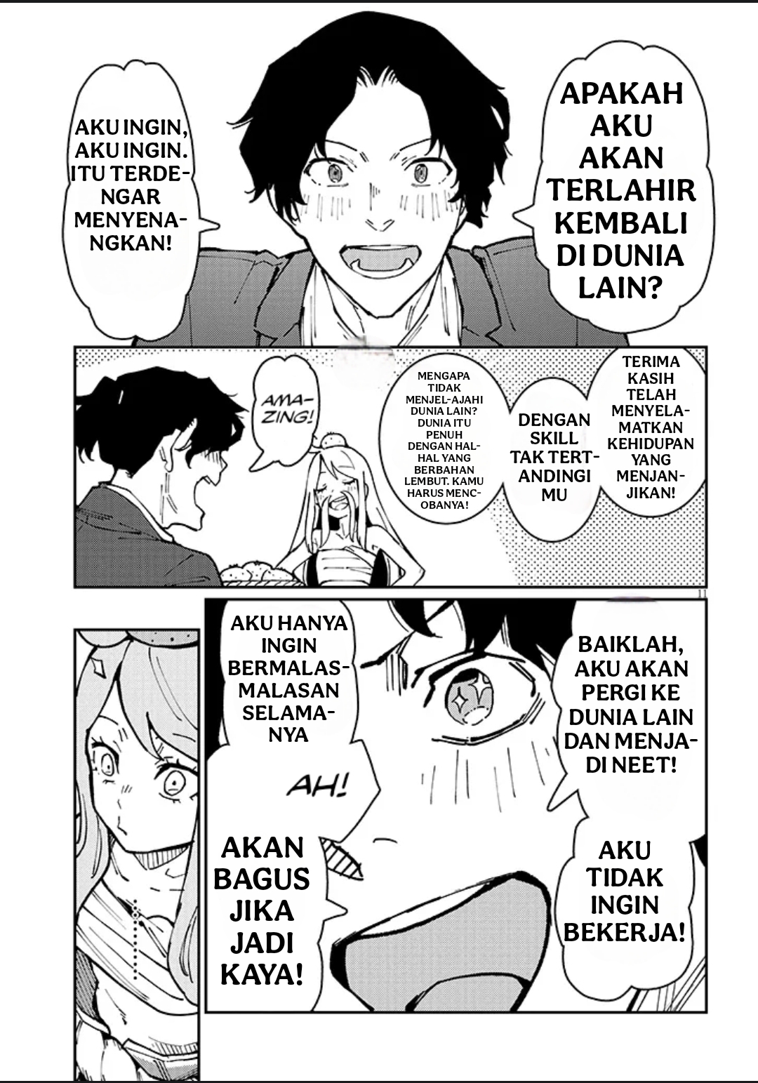 Harem yori Heion wo! Isekai de Shizuka ni NEET Hime sasete Kure Chapter 1 - halaman 10