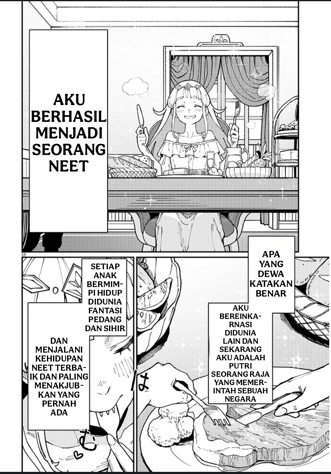 Harem yori Heion wo! Isekai de Shizuka ni NEET Hime sasete Kure Chapter 1 - halaman 17