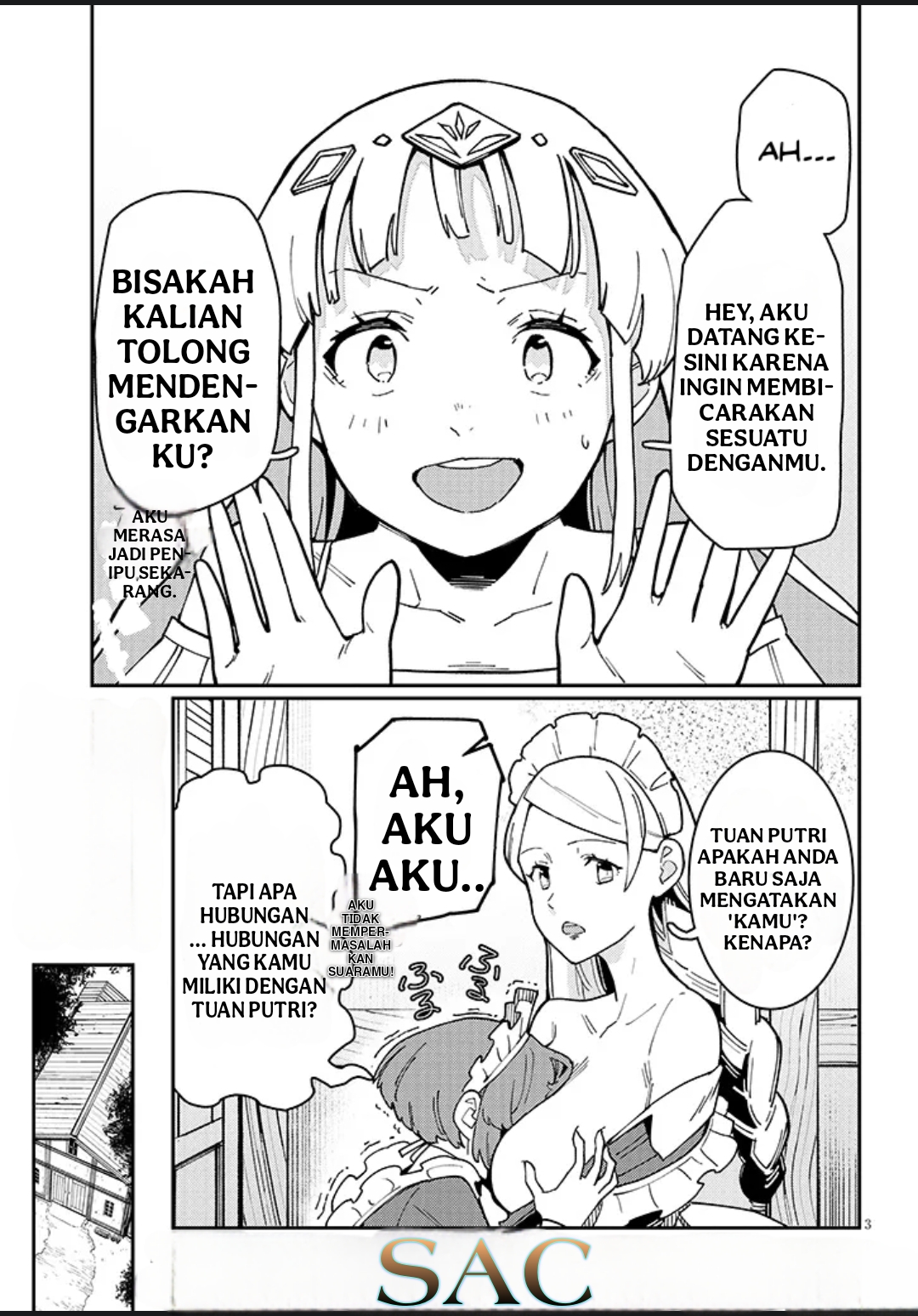 Harem yori Heion wo! Isekai de Shizuka ni NEET Hime sasete Kure Chapter 3.1 - halaman 3