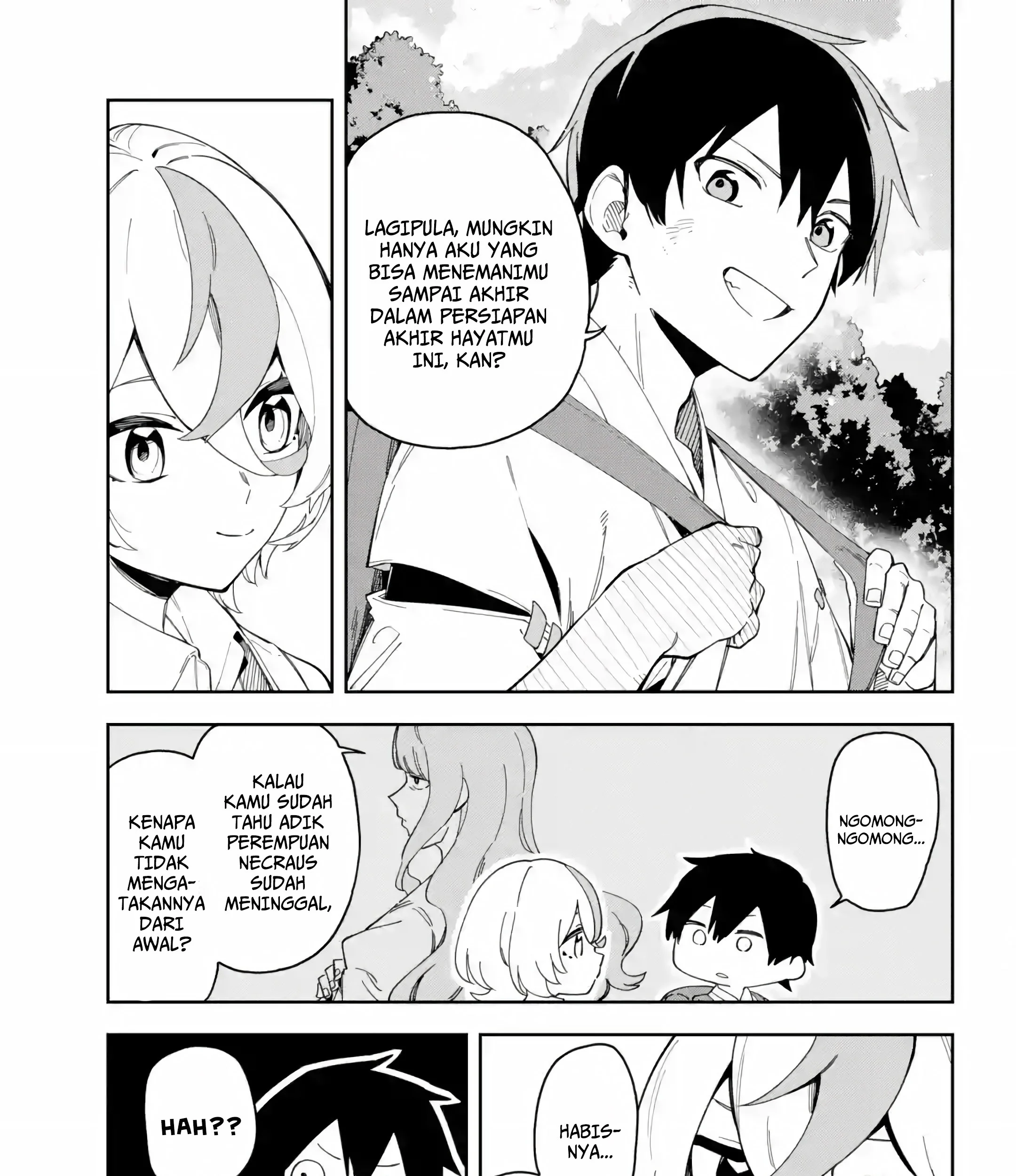 Hatsukoi no Majo kara Tanomareta Shigoto wa, Kanojo ga Shinu made no Junbi datta. Chapter 1 - halaman 143