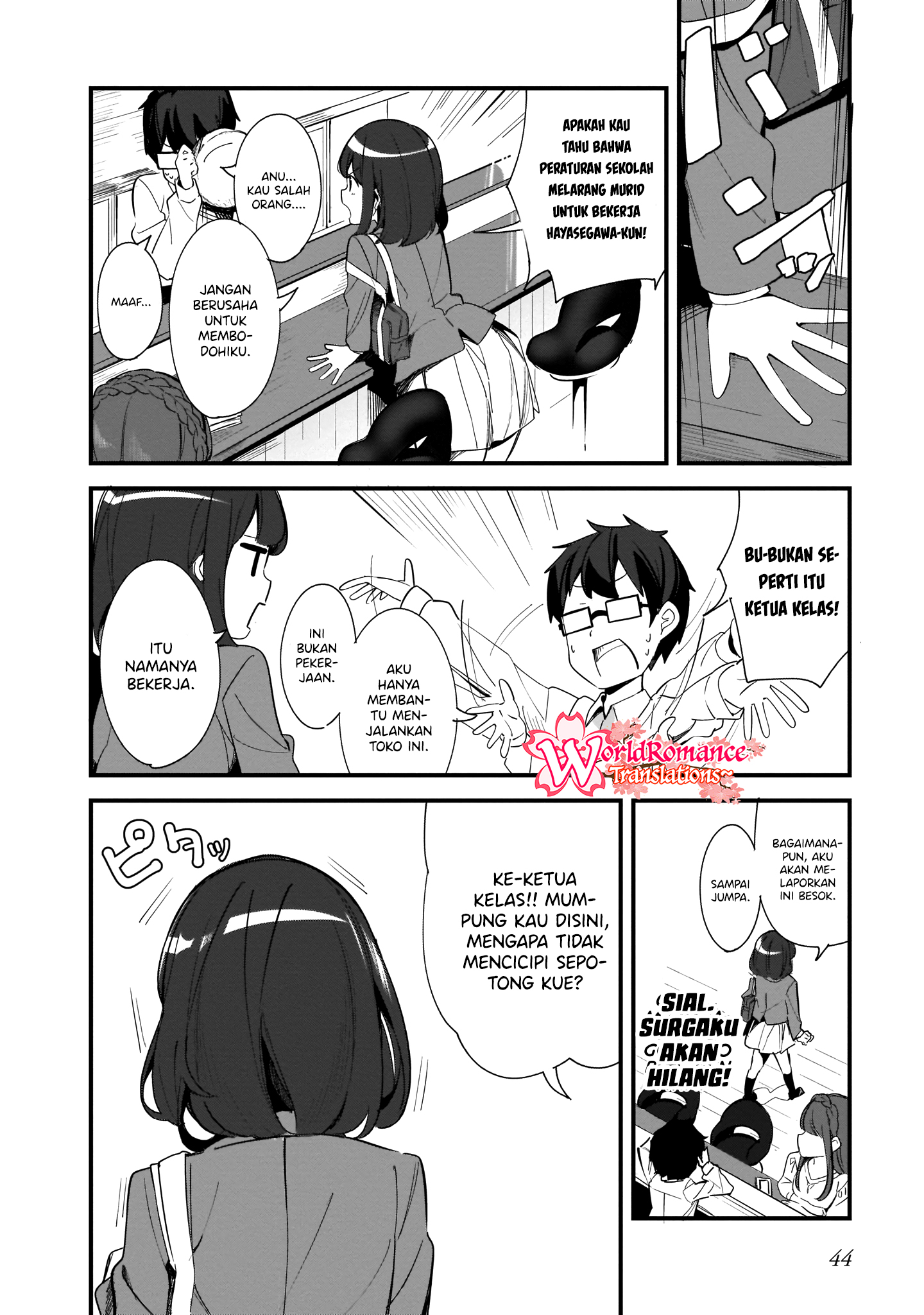 Hayasegawa-kun to Megami na Oneesan Chapter 3 - halaman 7