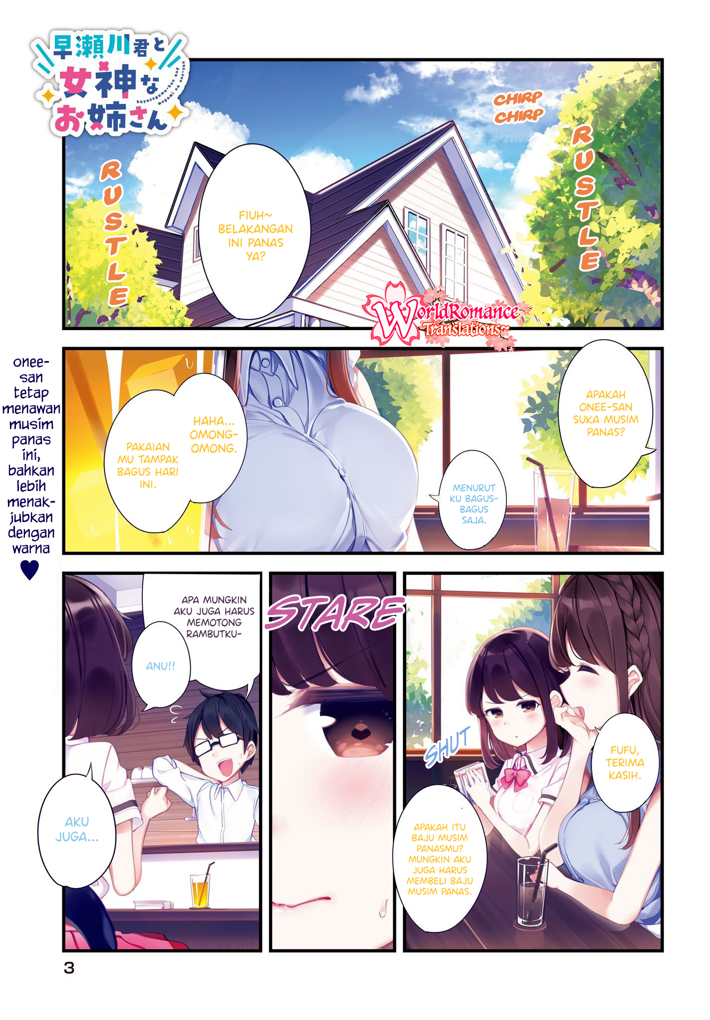 Hayasegawa-kun to Megami na Oneesan Chapter 4 - halaman 2