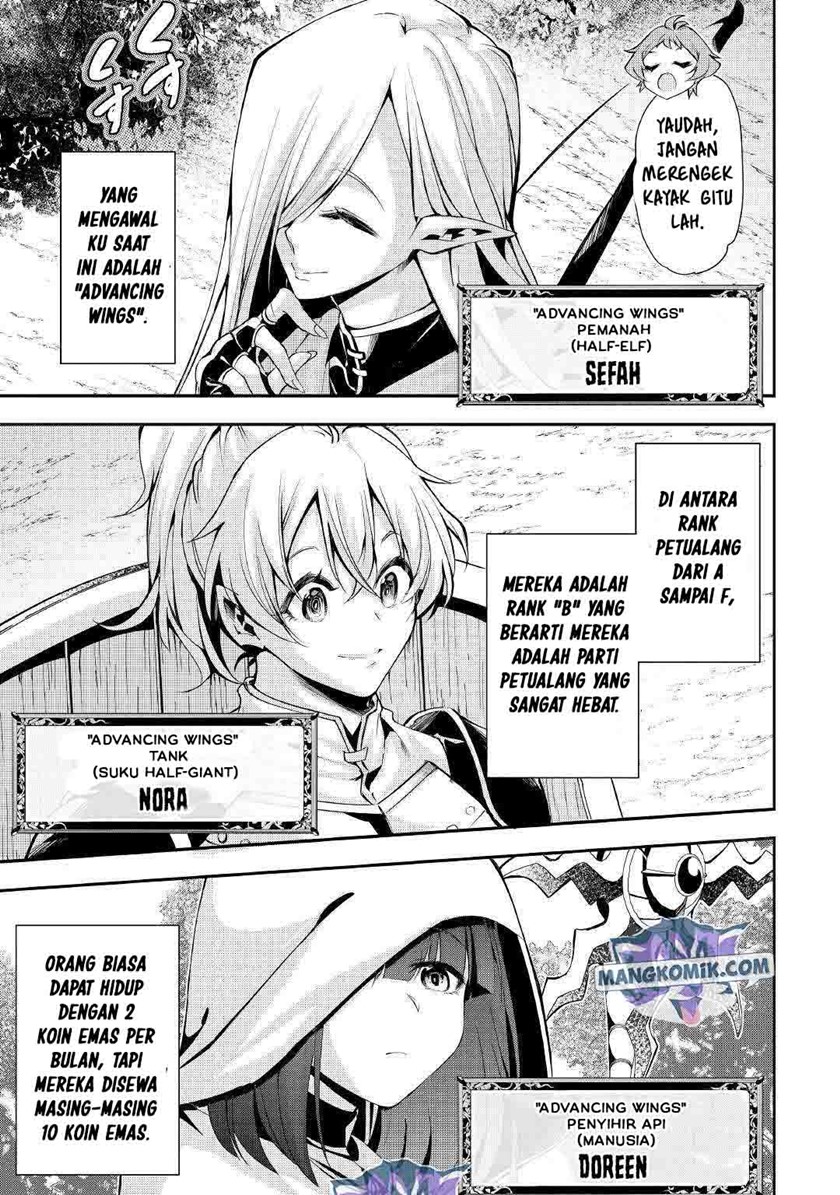 Hazure Zokusei Tsuchi Mahou no Sei de Henkyou ni Tsuihou sareta node, Gangan Ryouchi Kaitaku shimasu! Chapter 1 - halaman 14