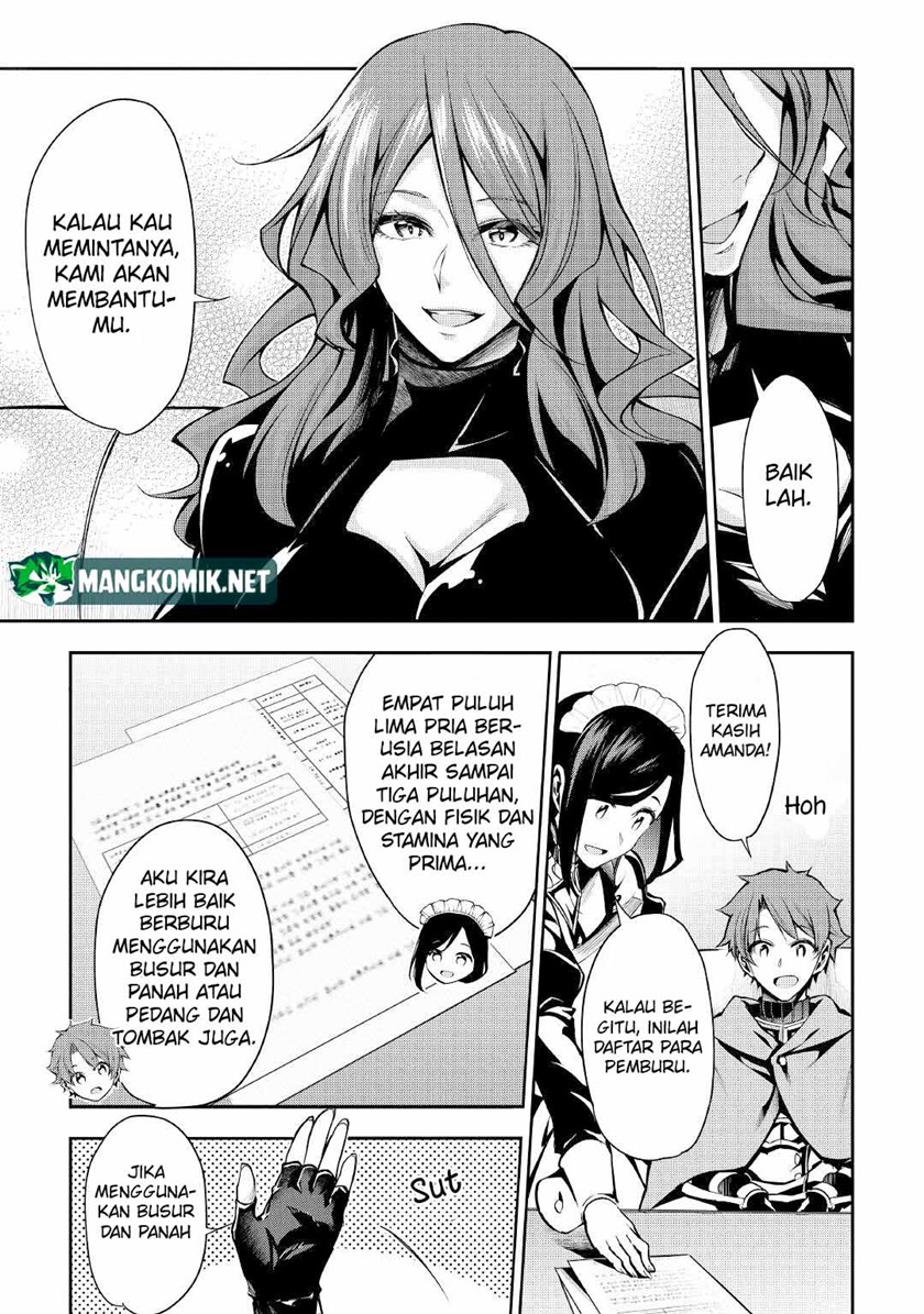 Hazure Zokusei Tsuchi Mahou no Sei de Henkyou ni Tsuihou sareta node, Gangan Ryouchi Kaitaku shimasu! Chapter 3 - halaman 13