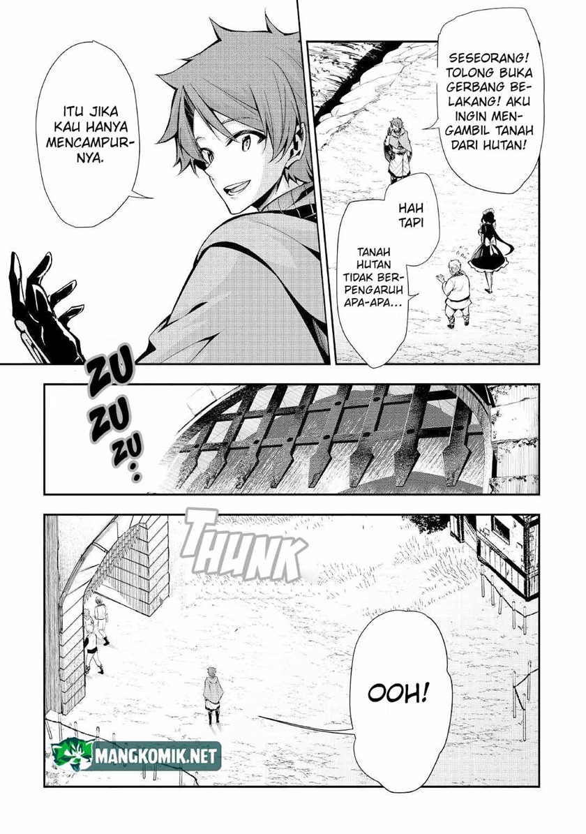 Hazure Zokusei Tsuchi Mahou no Sei de Henkyou ni Tsuihou sareta node, Gangan Ryouchi Kaitaku shimasu! Chapter 3 - halaman 5