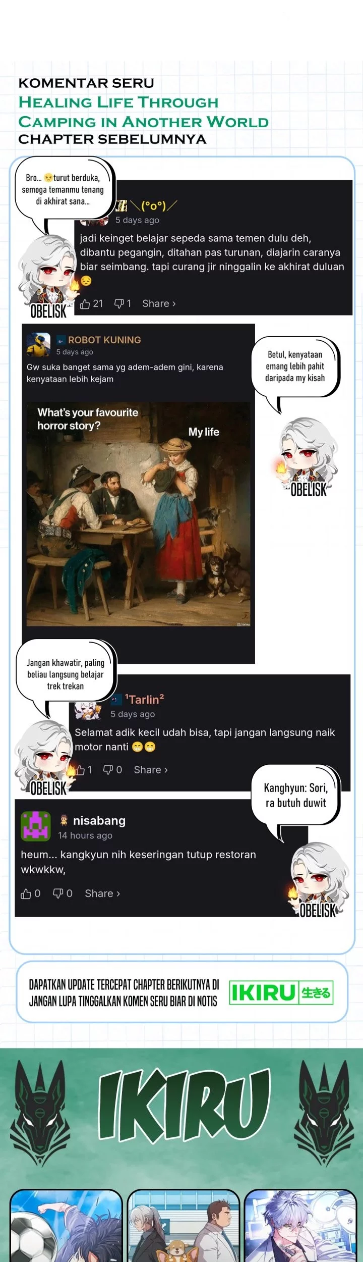 Healing Life Through Camping in Another World Chapter 76 - halaman 72