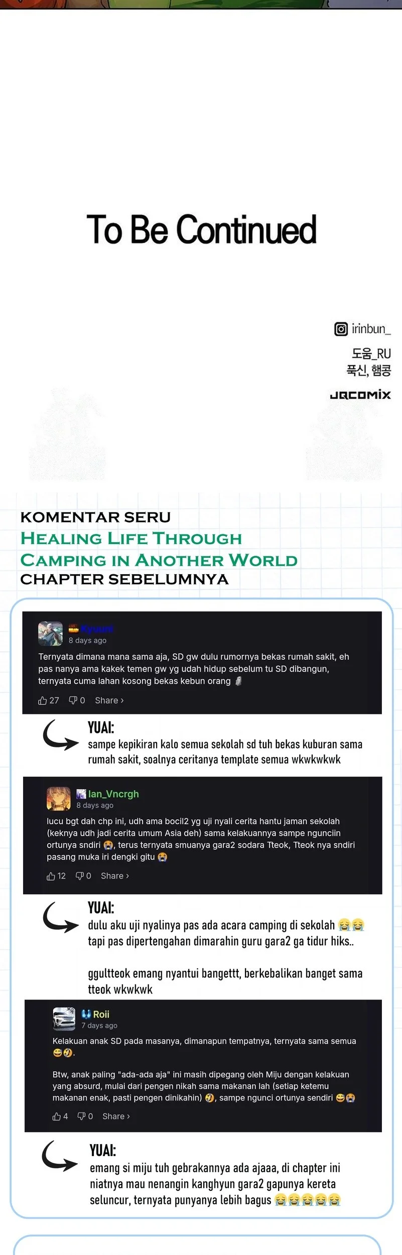 Healing Life Through Camping in Another World Chapter 89 - halaman 59