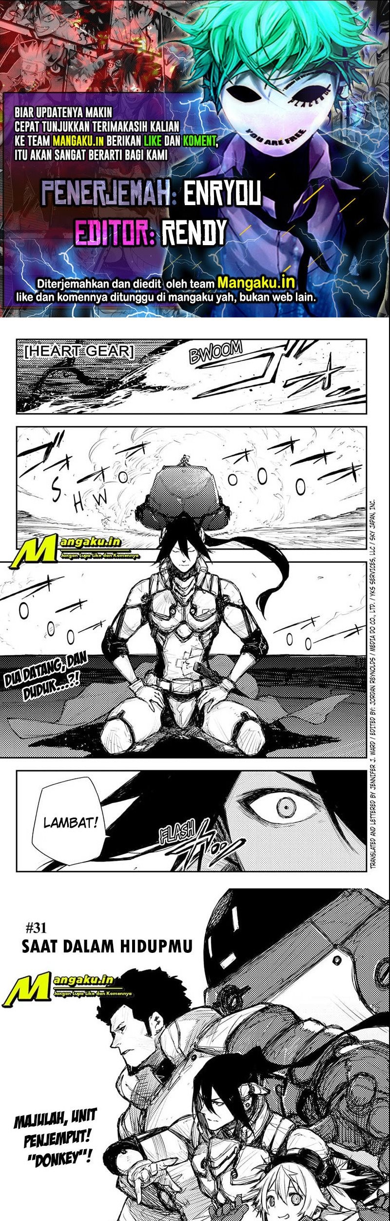 Heart Gear Chapter 31 - halaman 1