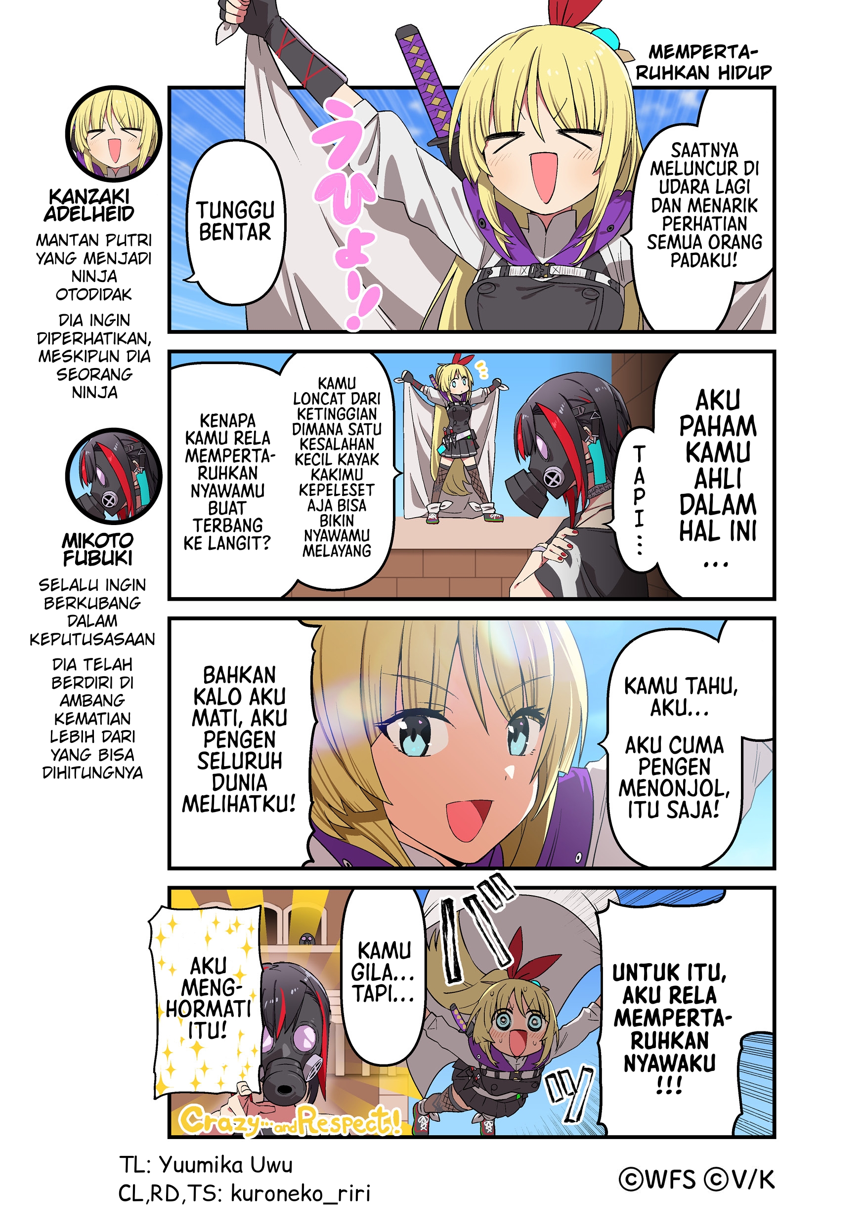 Heaven Burns Red Koushiki 4-koma: Hebuban Gekijou Chapter 104 - halaman 1