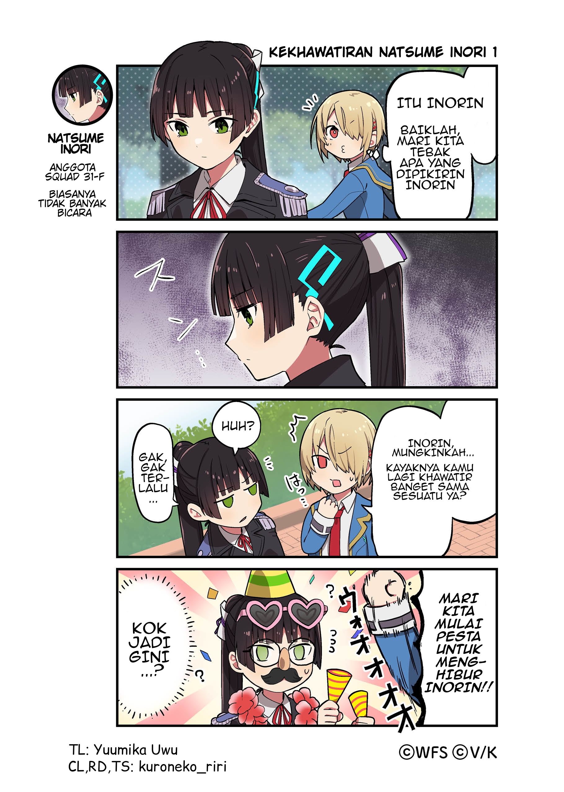 Heaven Burns Red Koushiki 4-koma: Hebuban Gekijou Chapter 11 - halaman 1