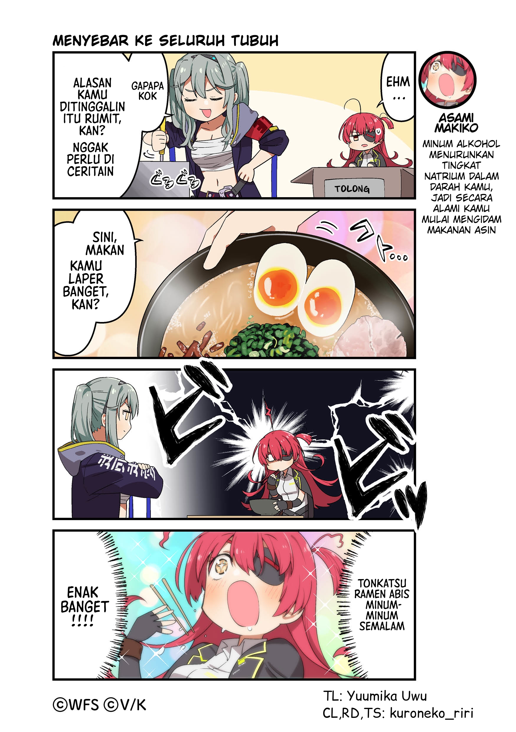 Heaven Burns Red Koushiki 4-koma: Hebuban Gekijou Chapter 110 - halaman 1