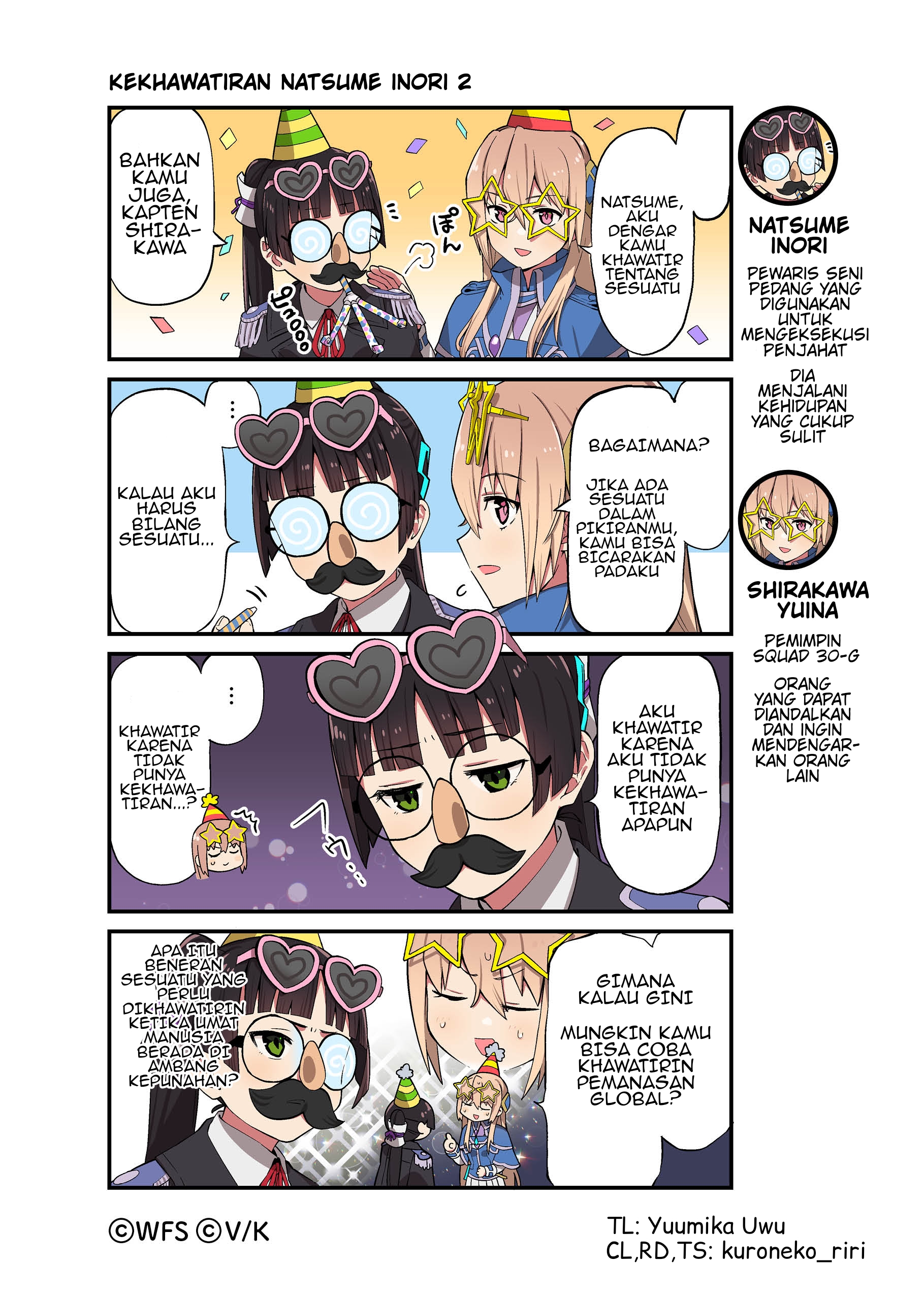 Heaven Burns Red Koushiki 4-koma: Hebuban Gekijou Chapter 12 - halaman 1