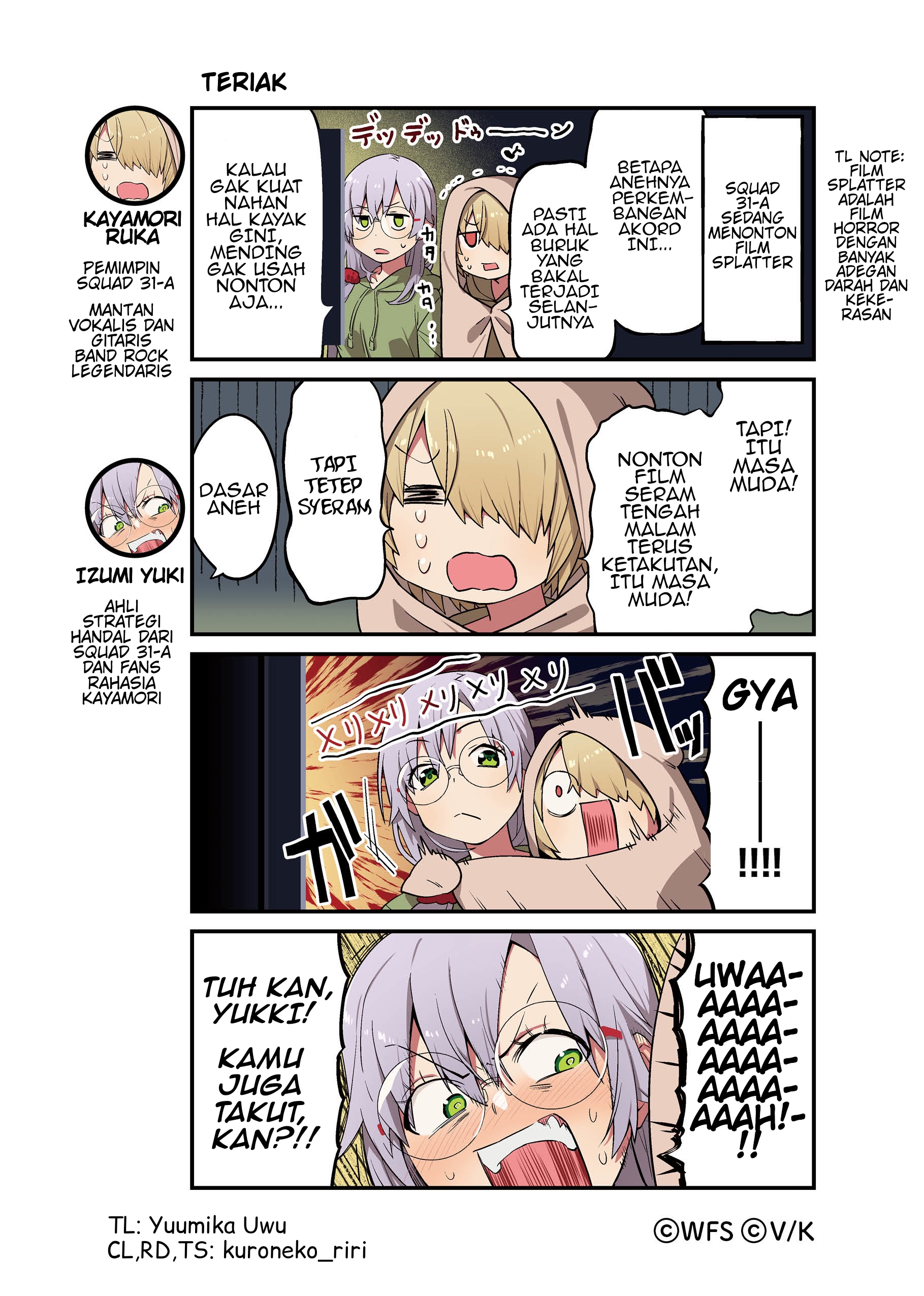 Heaven Burns Red Koushiki 4-koma: Hebuban Gekijou Chapter 13 - halaman 1