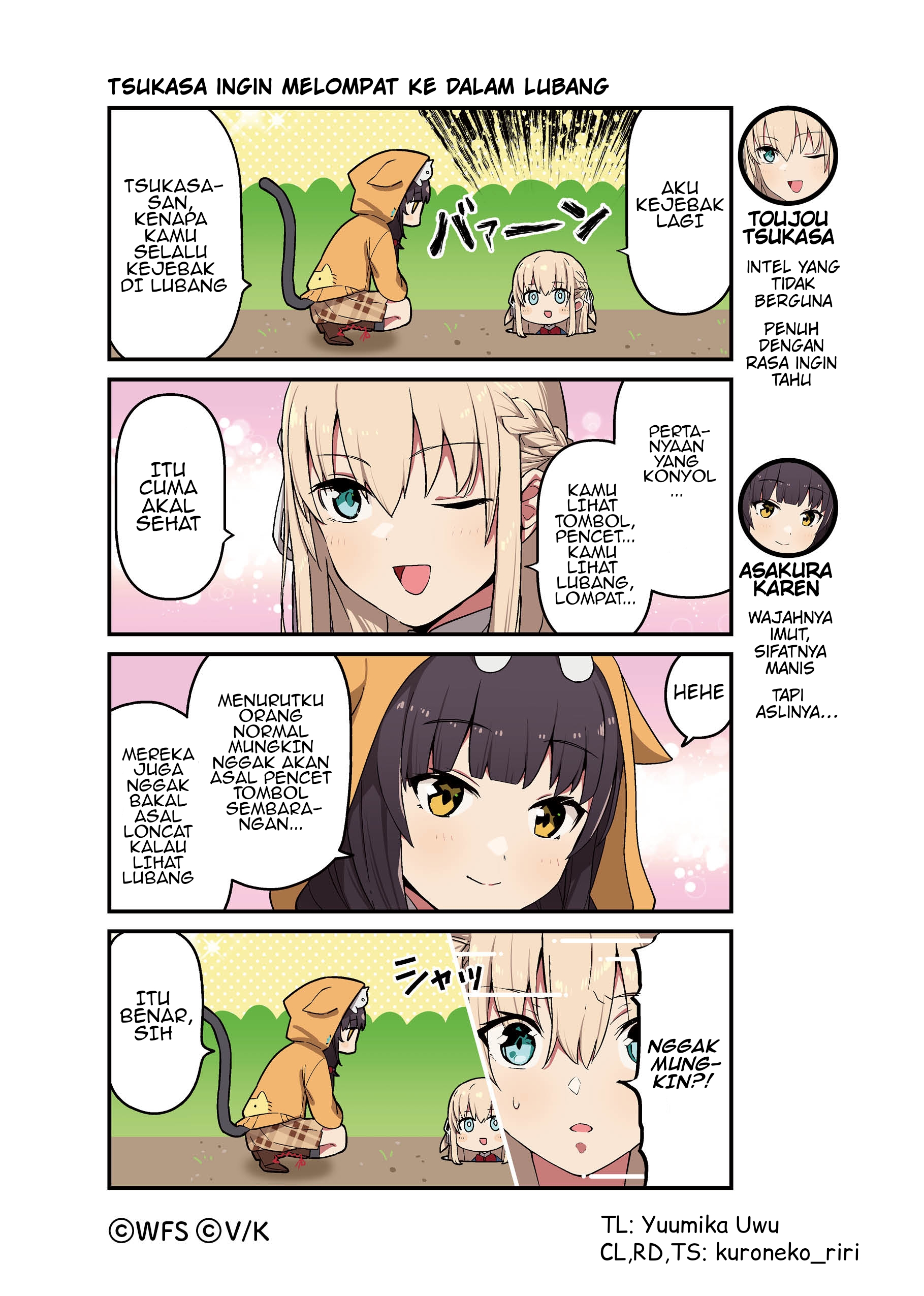 Heaven Burns Red Koushiki 4-koma: Hebuban Gekijou Chapter 14 - halaman 1