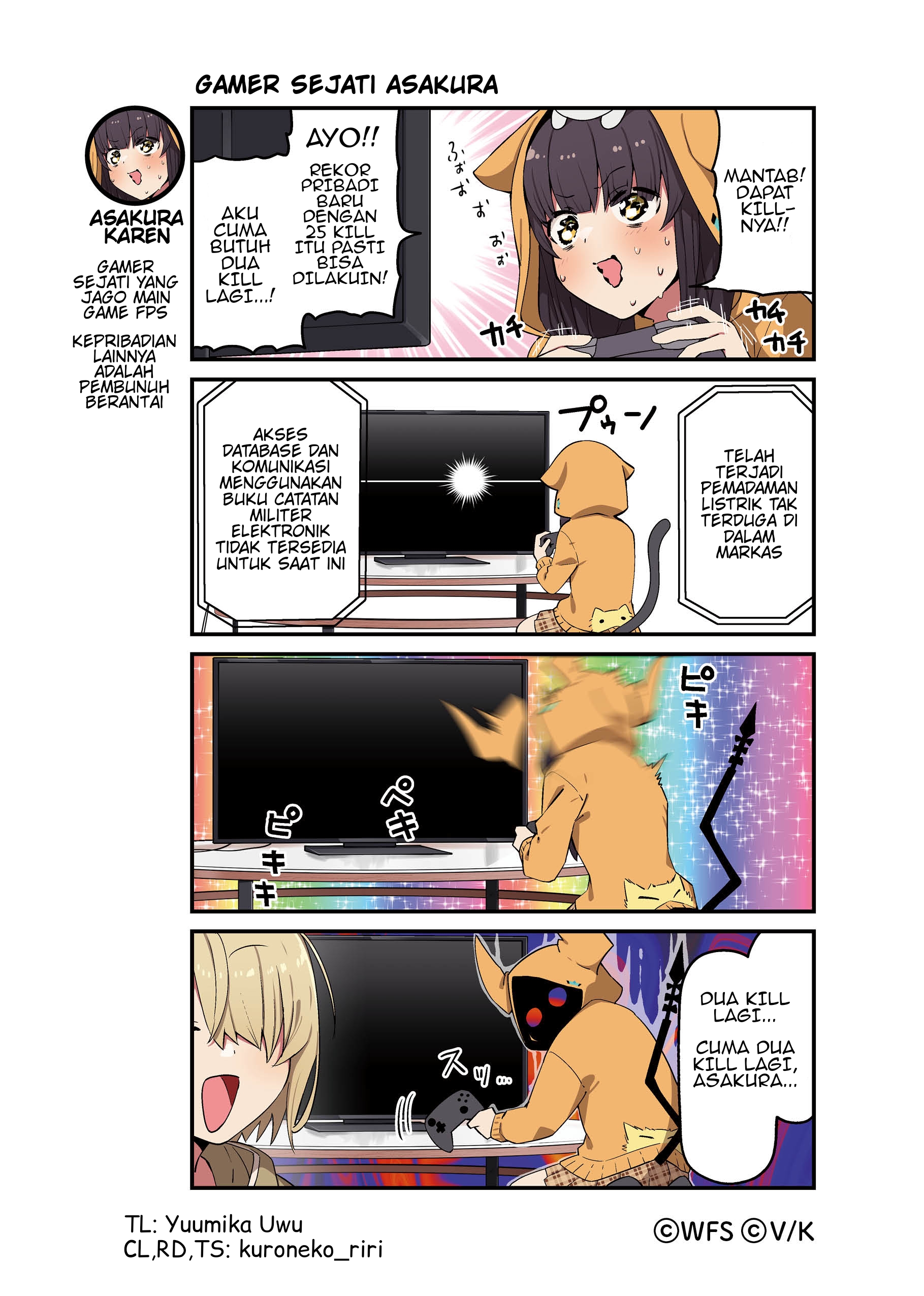 Heaven Burns Red Koushiki 4-koma: Hebuban Gekijou Chapter 15 - halaman 1