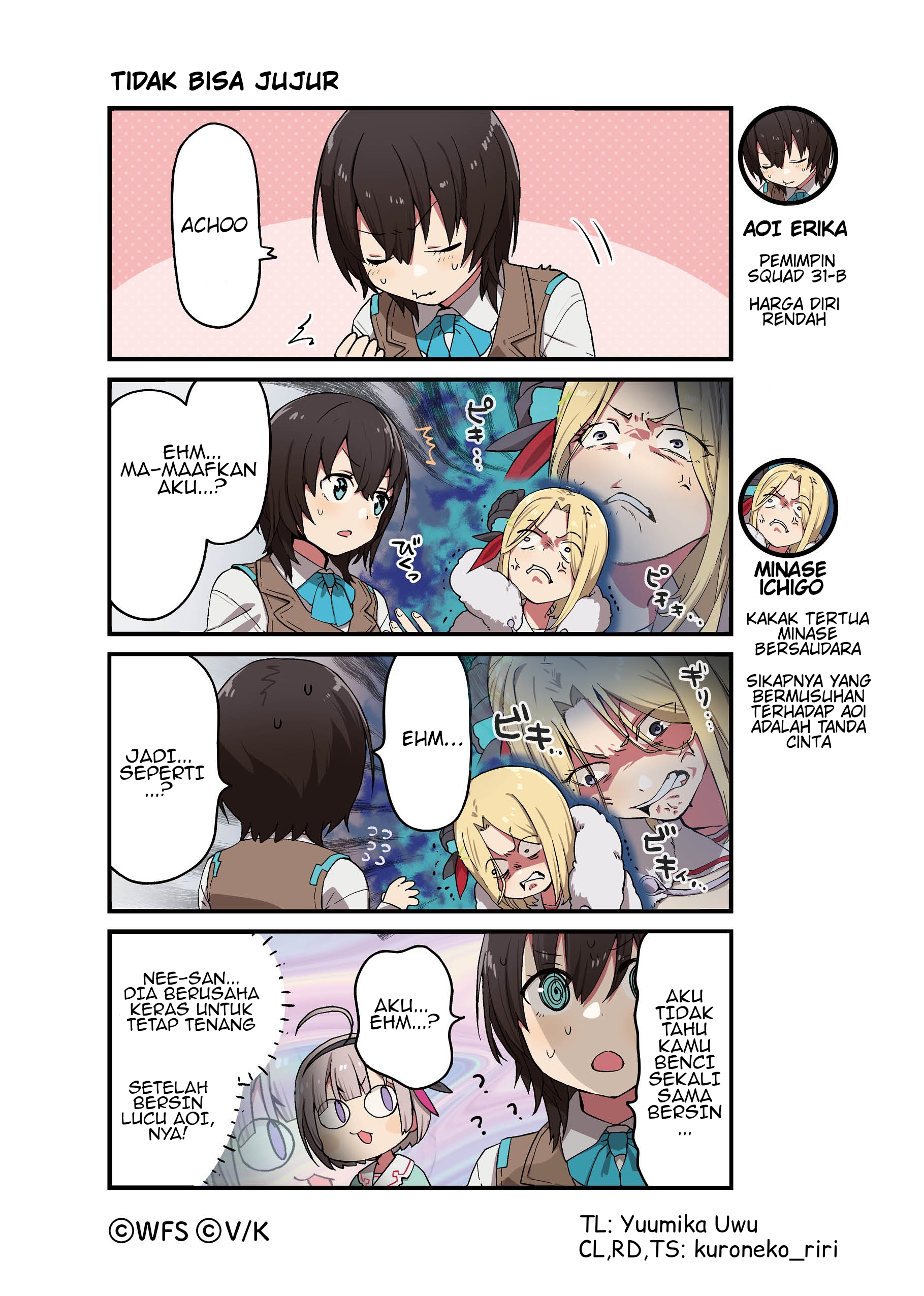 Heaven Burns Red Koushiki 4-koma: Hebuban Gekijou Chapter 16 - halaman 1