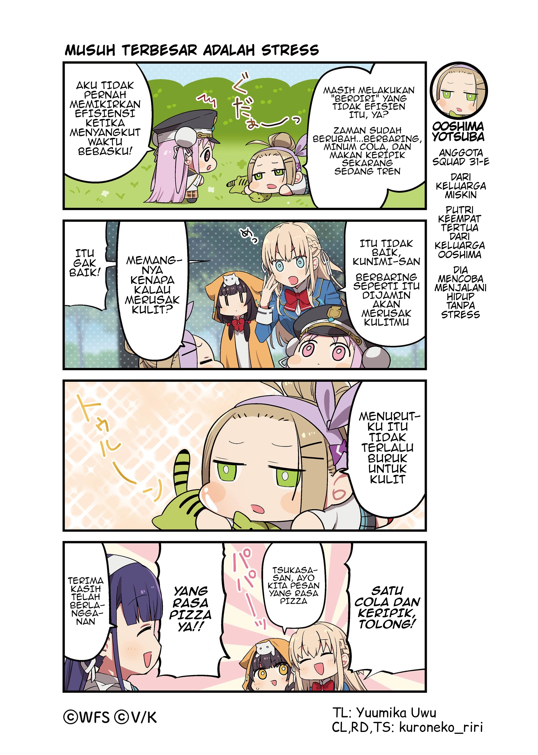 Heaven Burns Red Koushiki 4-koma: Hebuban Gekijou Chapter 27 - halaman 1