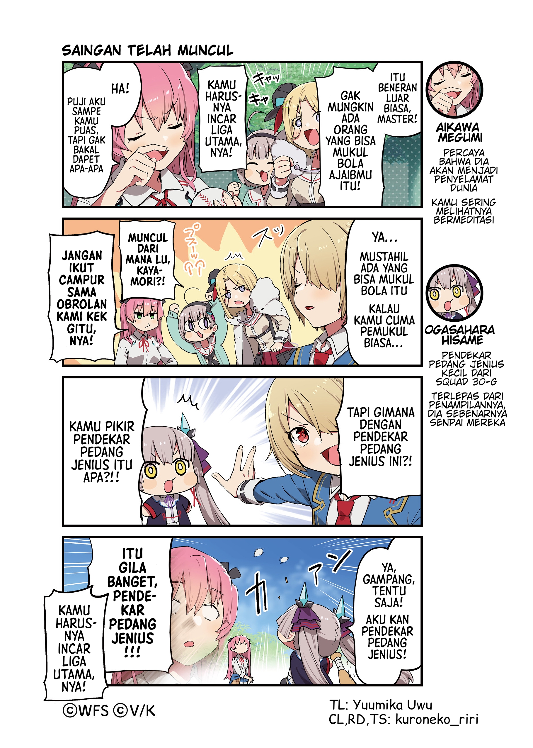 Heaven Burns Red Koushiki 4-koma: Hebuban Gekijou Chapter 72 - halaman 1