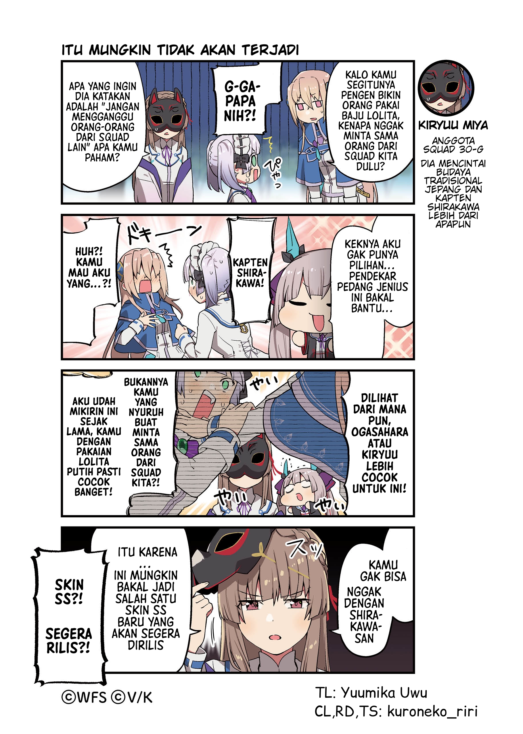 Heaven Burns Red Koushiki 4-koma: Hebuban Gekijou Chapter 74 - halaman 1