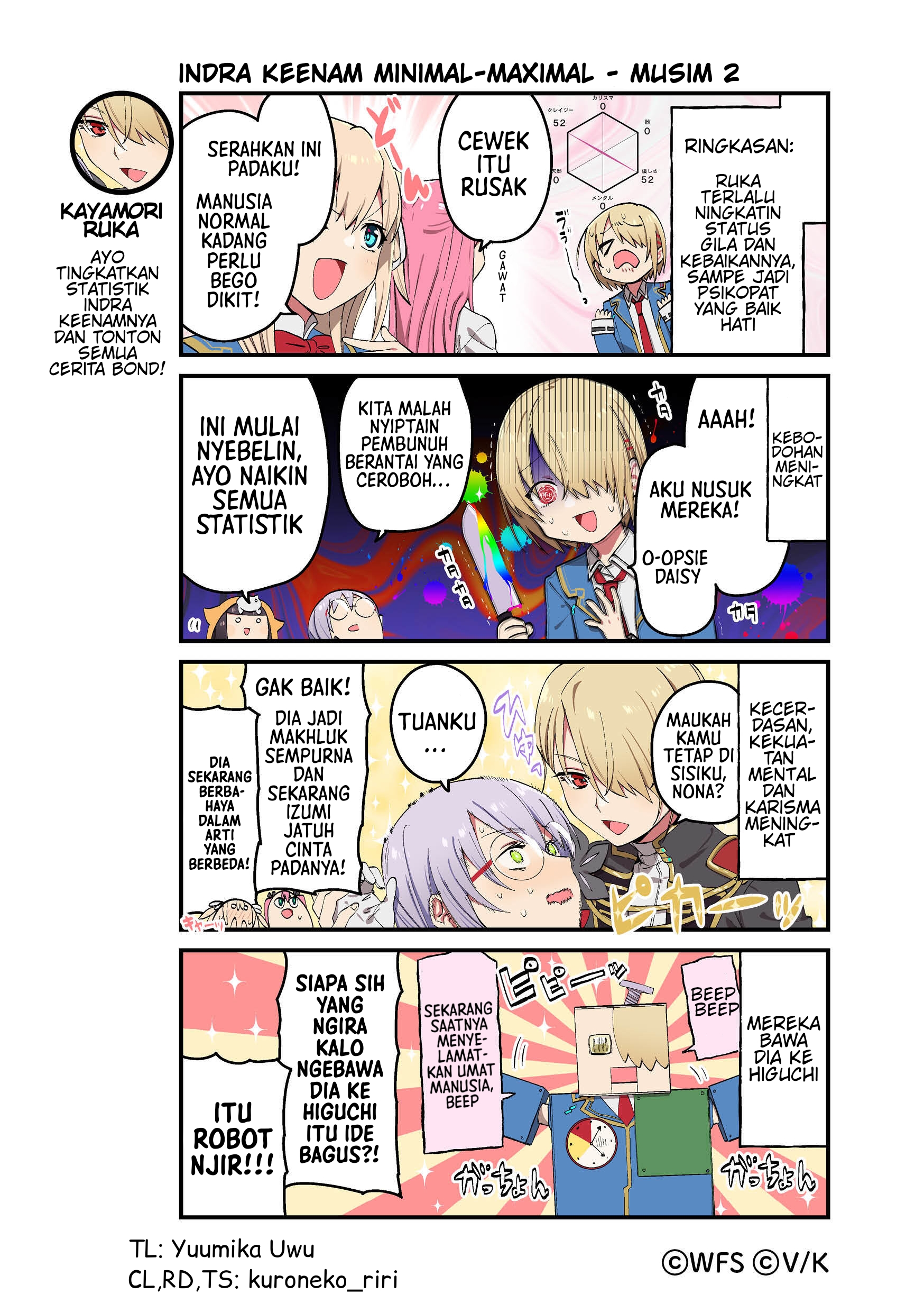 Heaven Burns Red Koushiki 4-koma: Hebuban Gekijou Chapter 84 - halaman 1