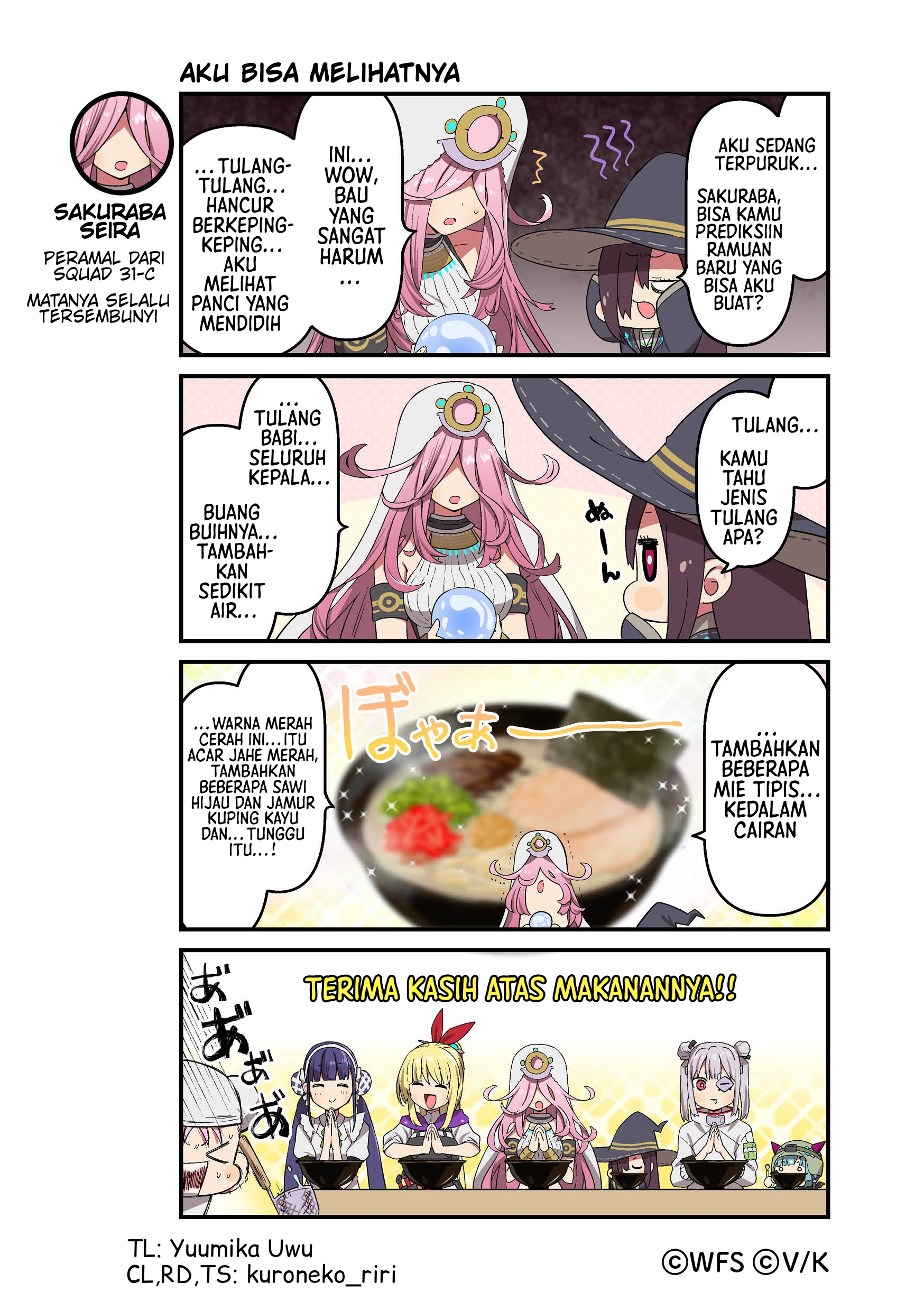 Heaven Burns Red Koushiki 4-koma: Hebuban Gekijou Chapter 88 - halaman 1