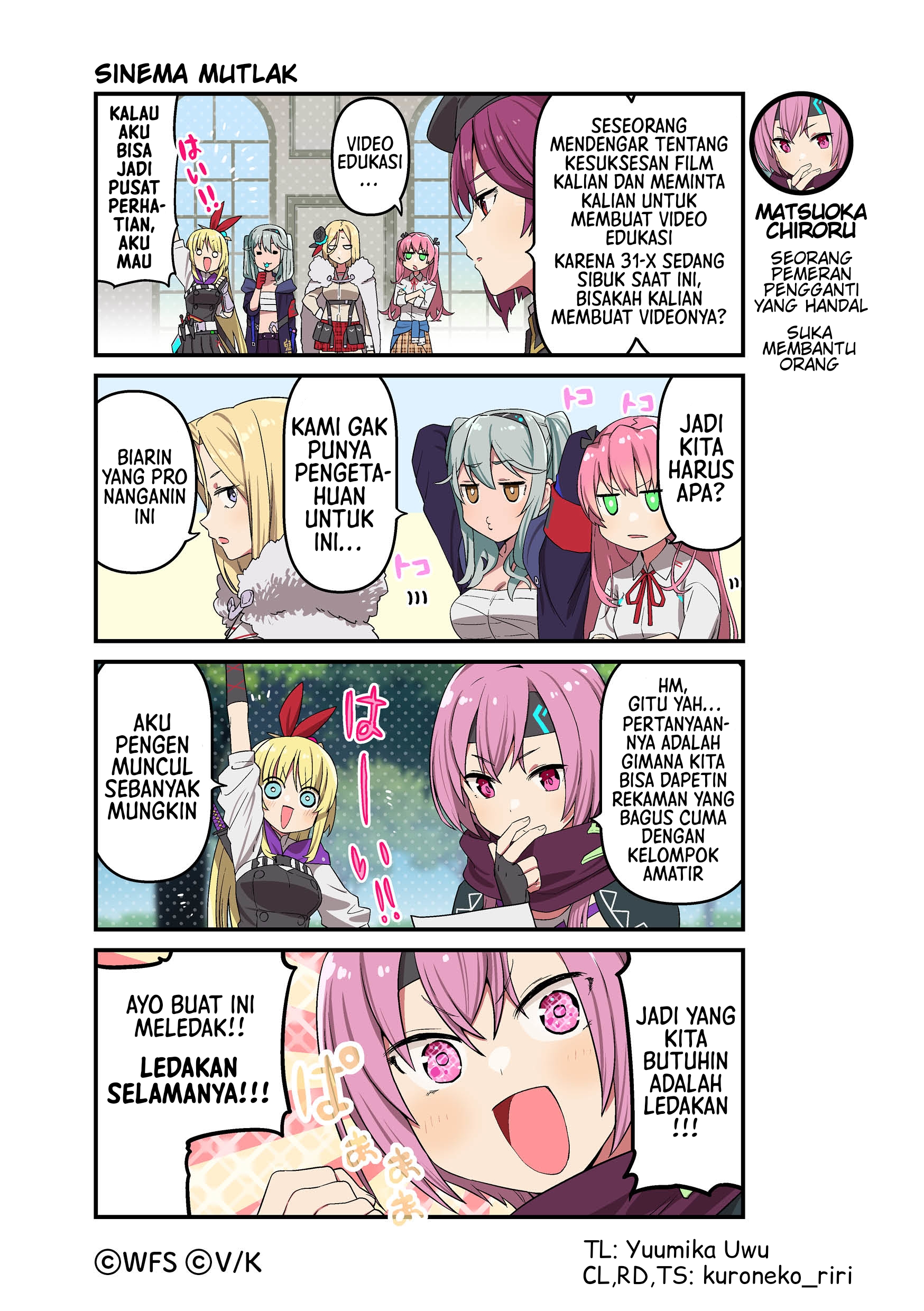 Heaven Burns Red Koushiki 4-koma: Hebuban Gekijou Chapter 89 - halaman 1